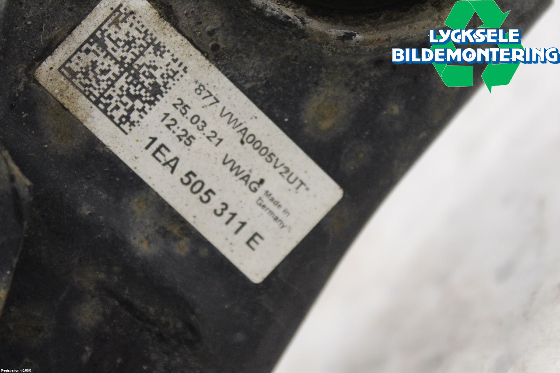 Volkswagen VW ID.3 21- Bärarm Bak Vä-Hö