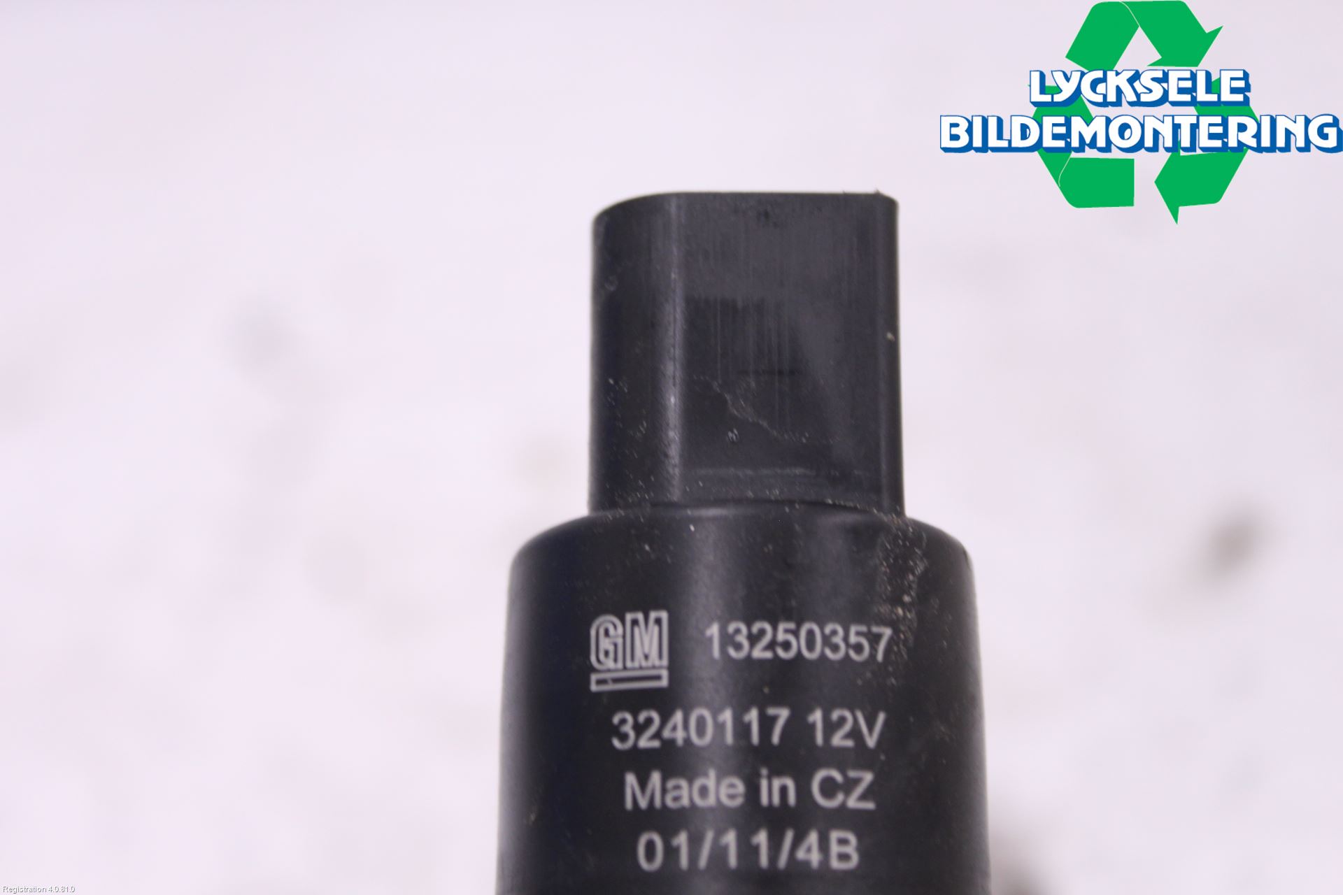 Opel INSIGNIA 09-16 Spolarpump Vindruta