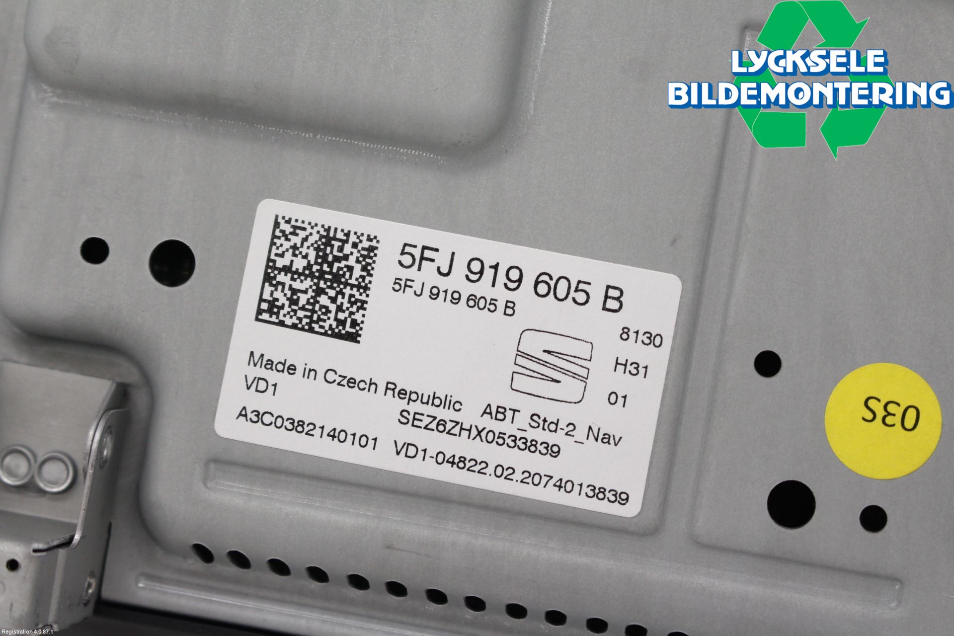 Seat ATECA 16->> Cd Radio - Multimediapanel