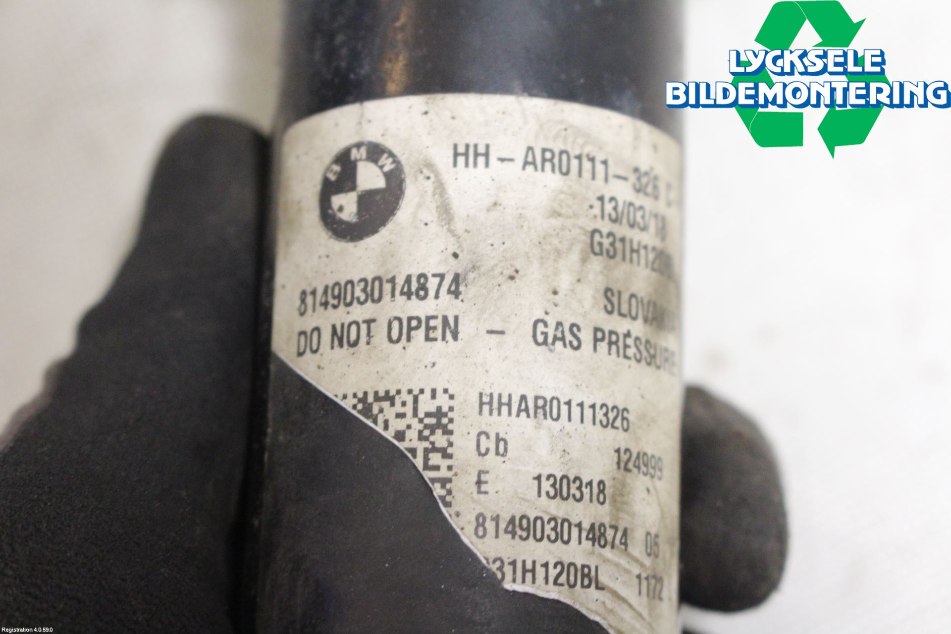 BMW 5 G30/G31/F90 17-23 Fjäderben Bak Höger