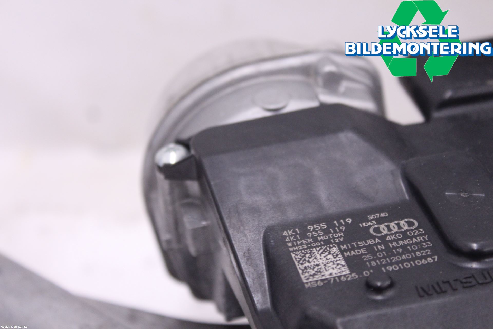 Audi A6 F2/C8 19- Torkarmekanism Vindruta