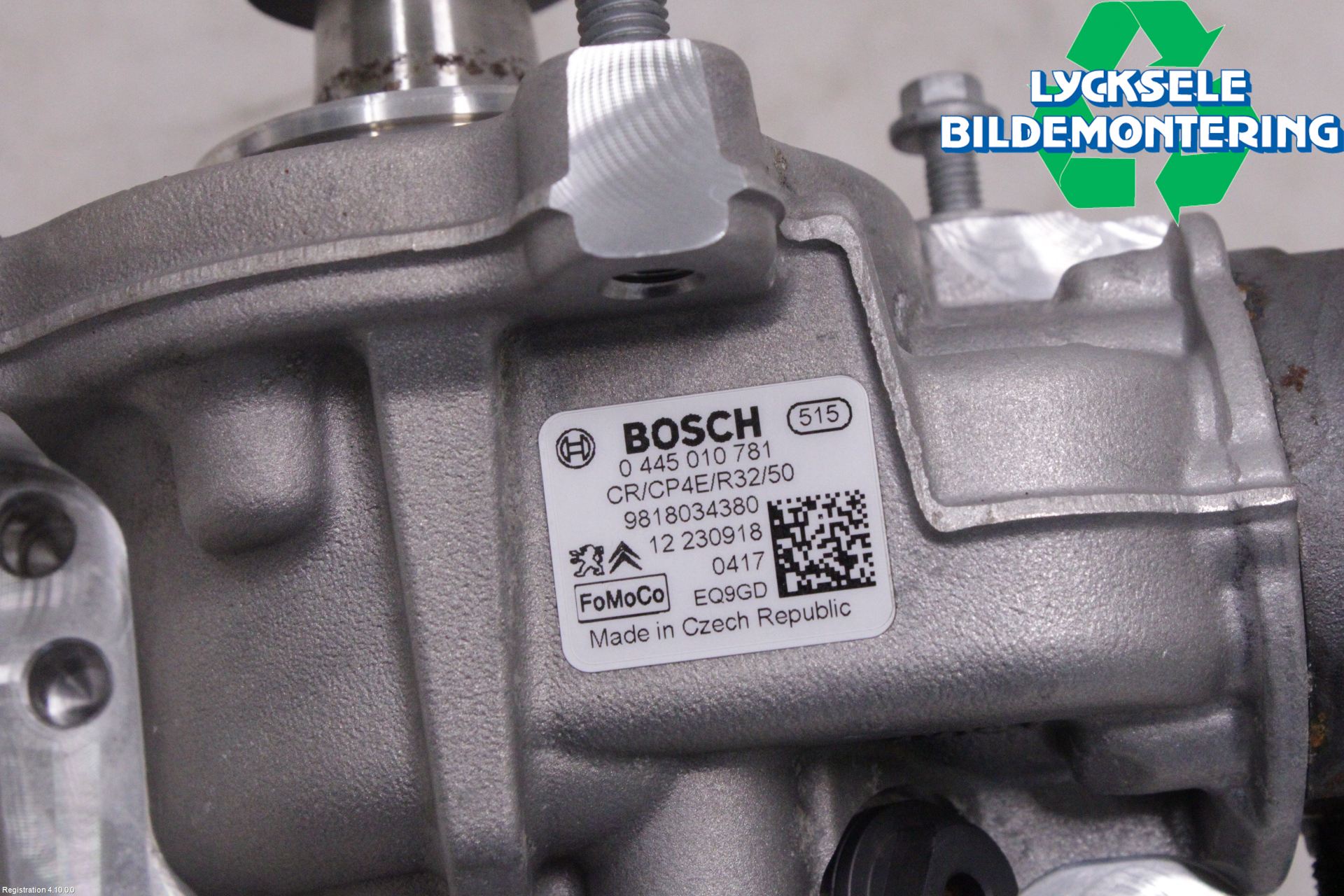 Ford TRANSIT/TOURNEO CONNECT 13-22 Bränsle Insppump Diesel