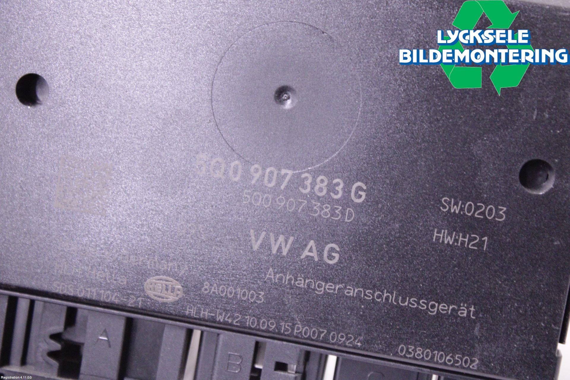 Volkswagen VW PASSAT 15-19 Styrenhet Dragkrok