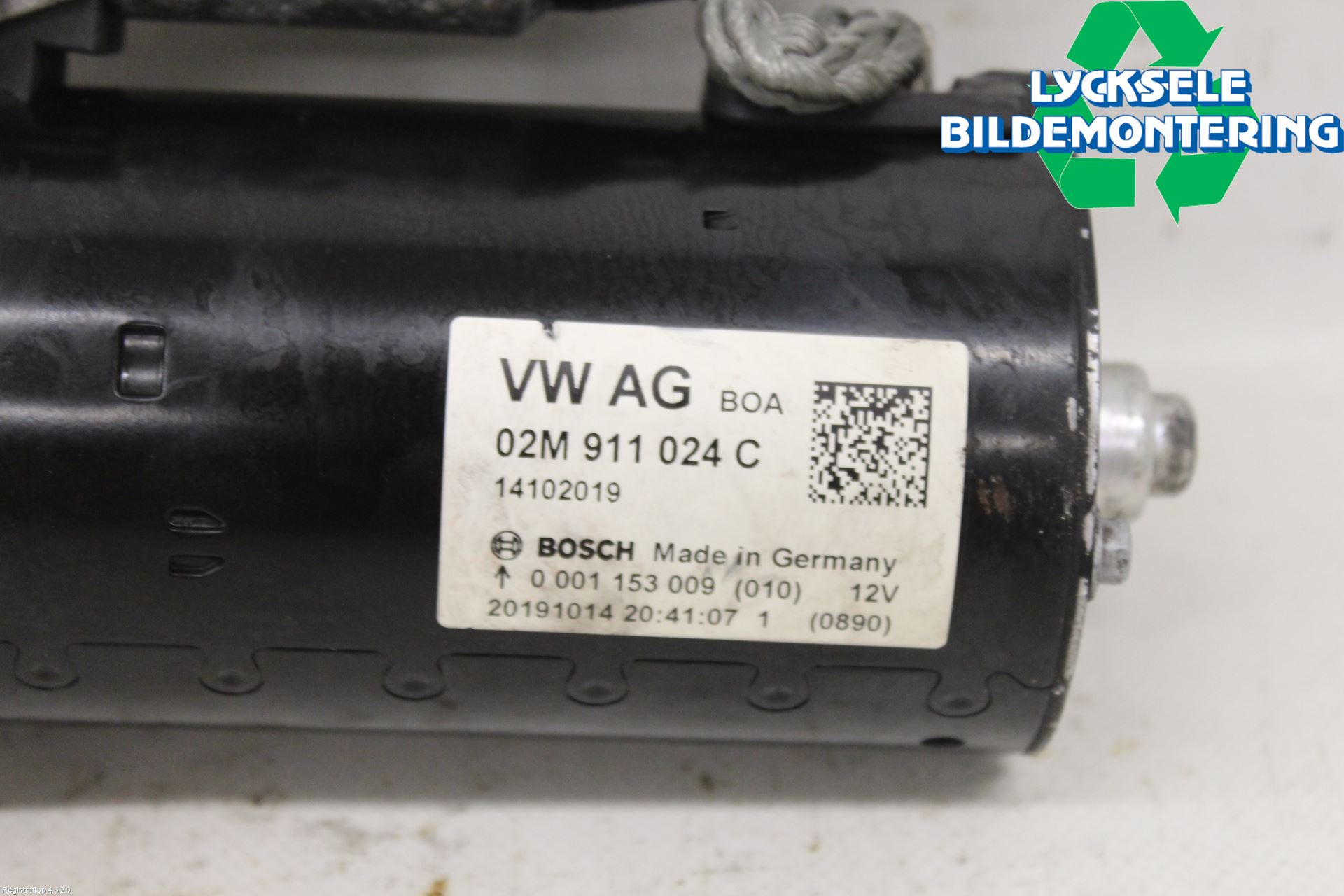 Volkswagen VW CADDY 16-20 Startmotor Diesel