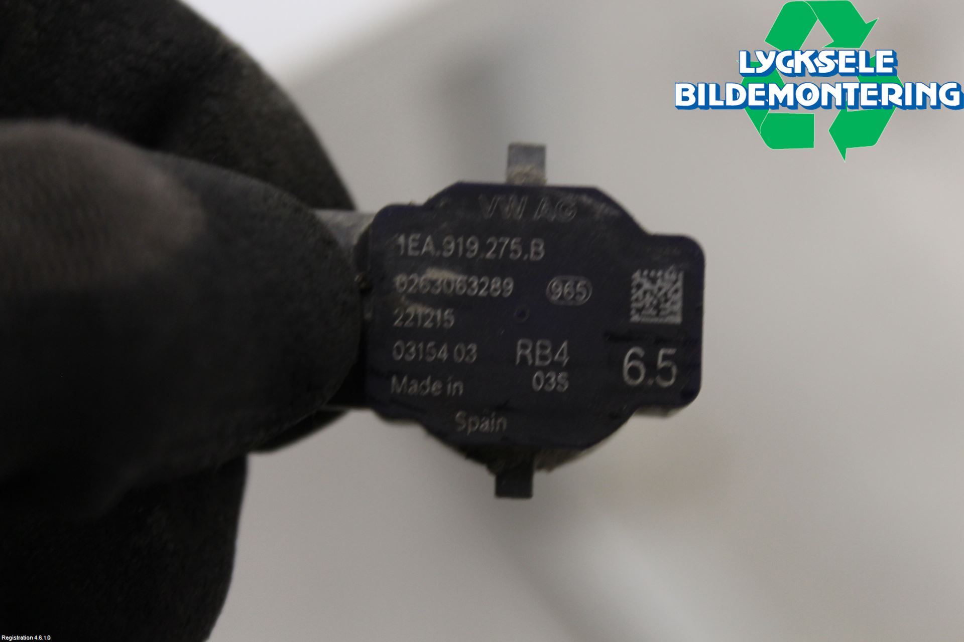 Volkswagen VW ID.3 21- Parkeringshjälp Backsensor