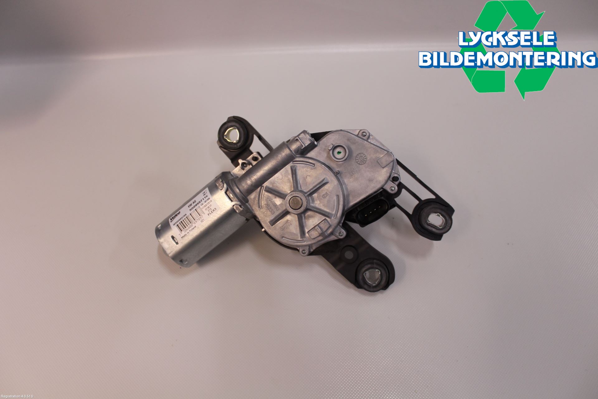 Volkswagen VW GOLF / E-GOLF VII 13-20 Torkarmotor Baklucka