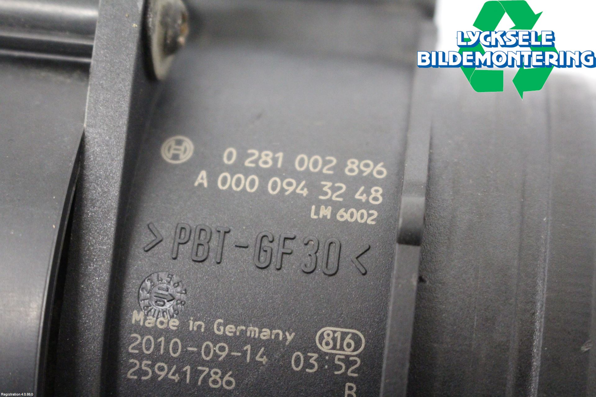 Volkswagen VW CRAFTER 06-16 Luftrenare