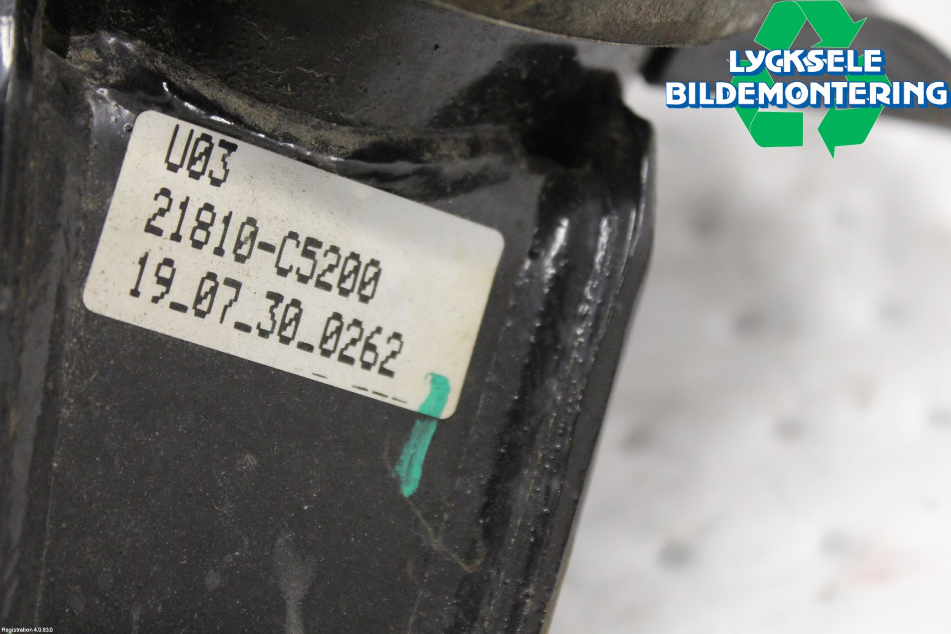 Kia SORENTO 15-20 Motorfäste