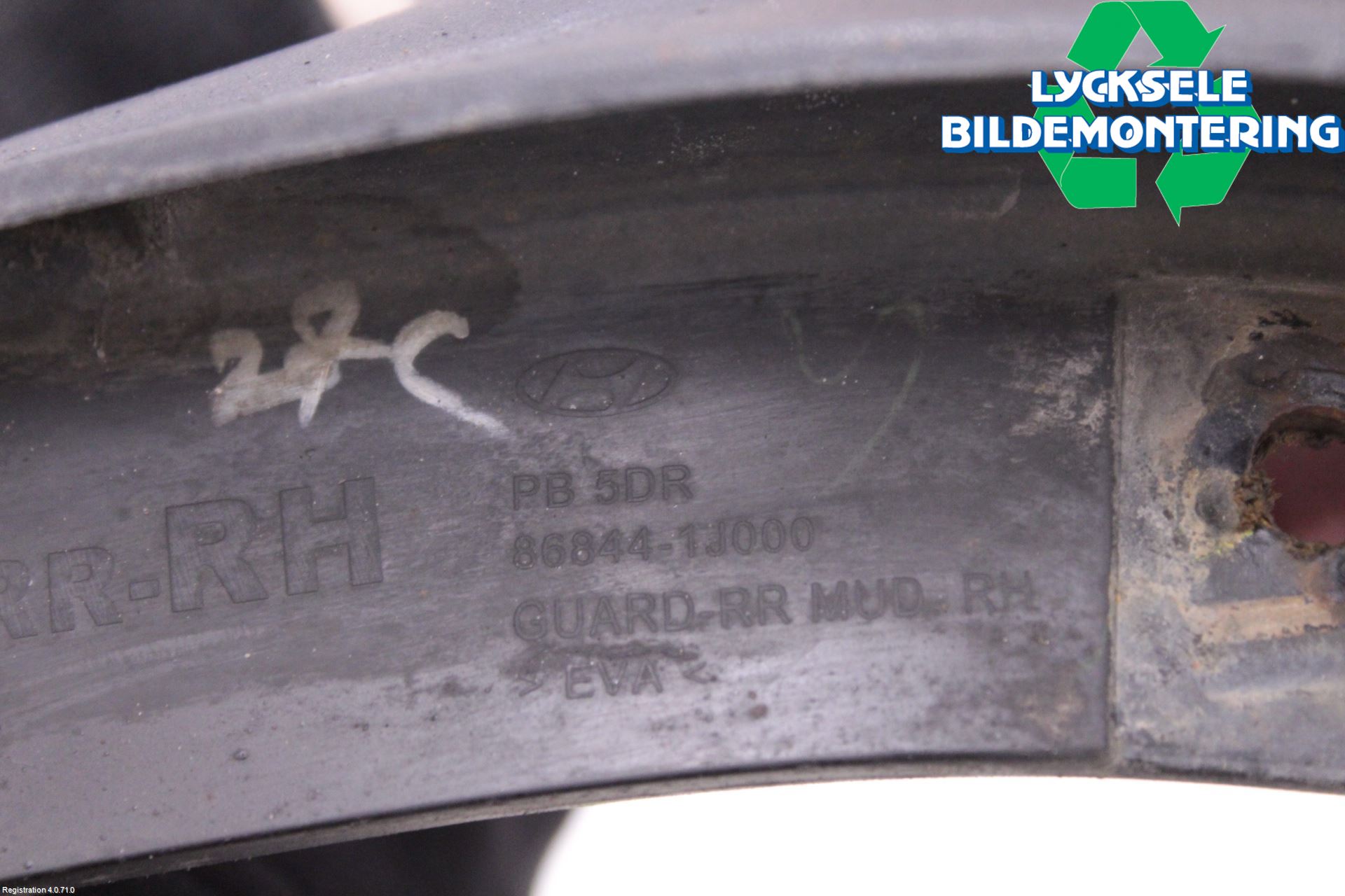 Hyundai i20 PB 09-14 Stänkskydd