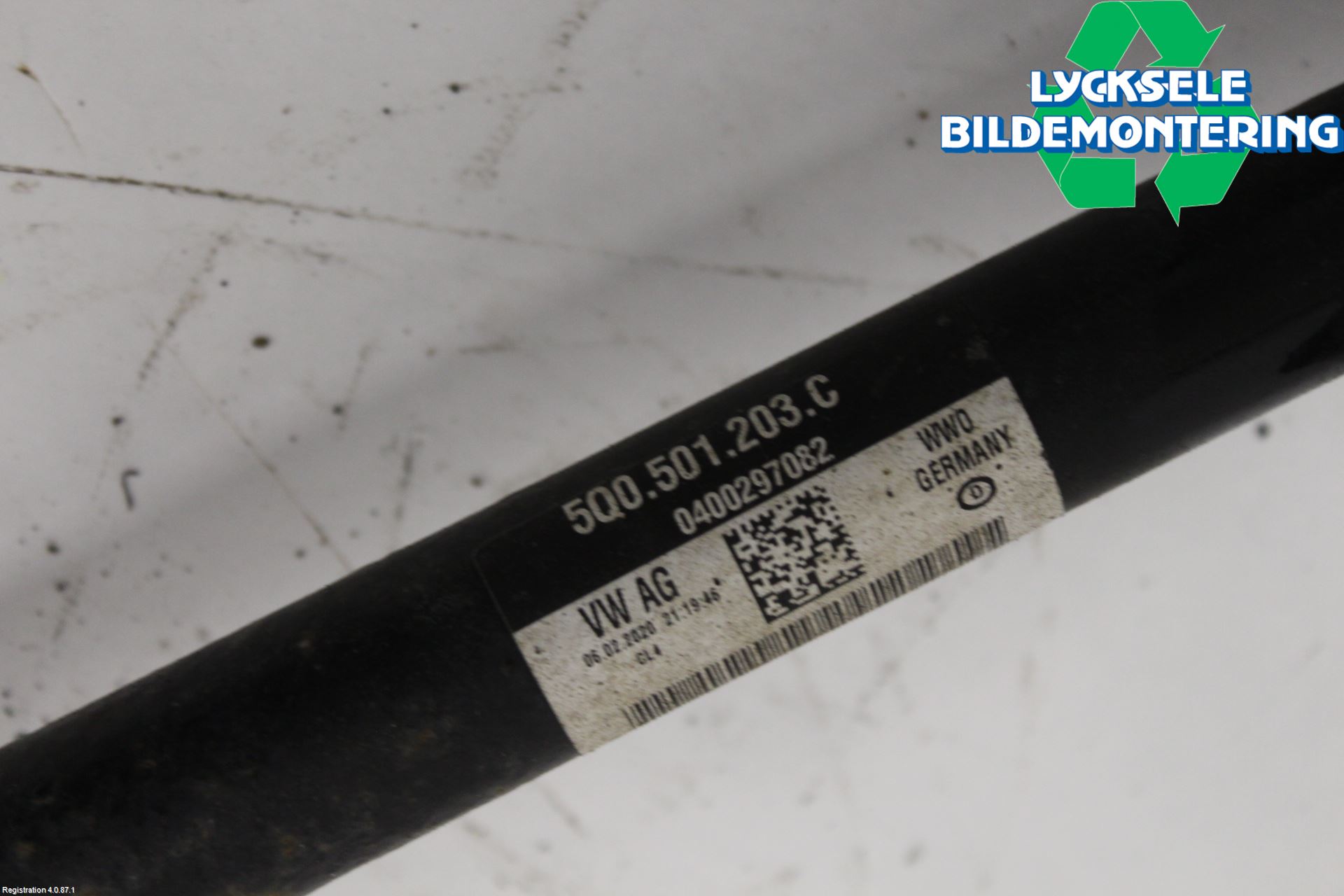 Seat ATECA 16->> Drivaxel Bak Vänster