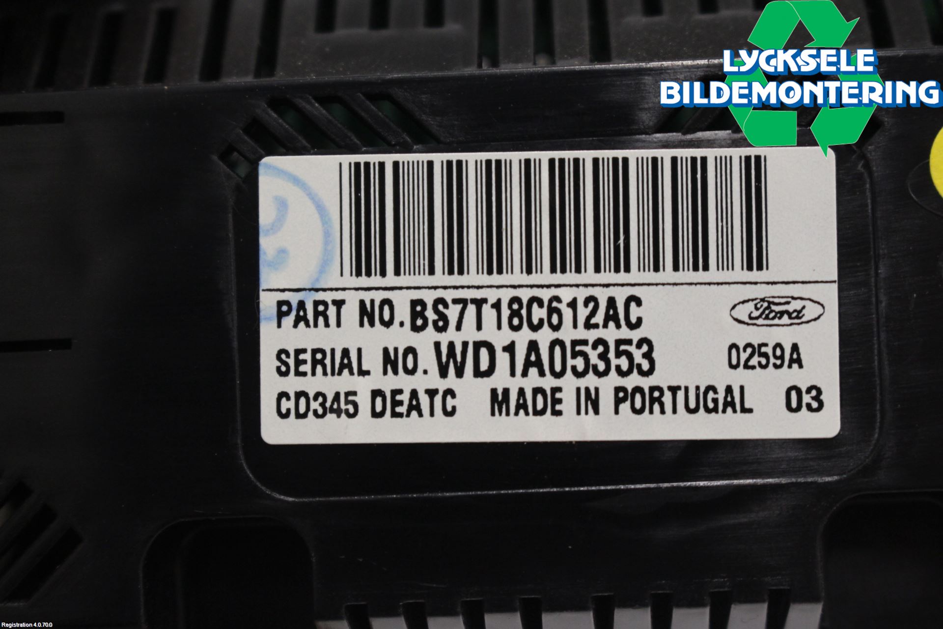 Ford MONDEO 07-15 Ac Styrenhet Ac Manöveren