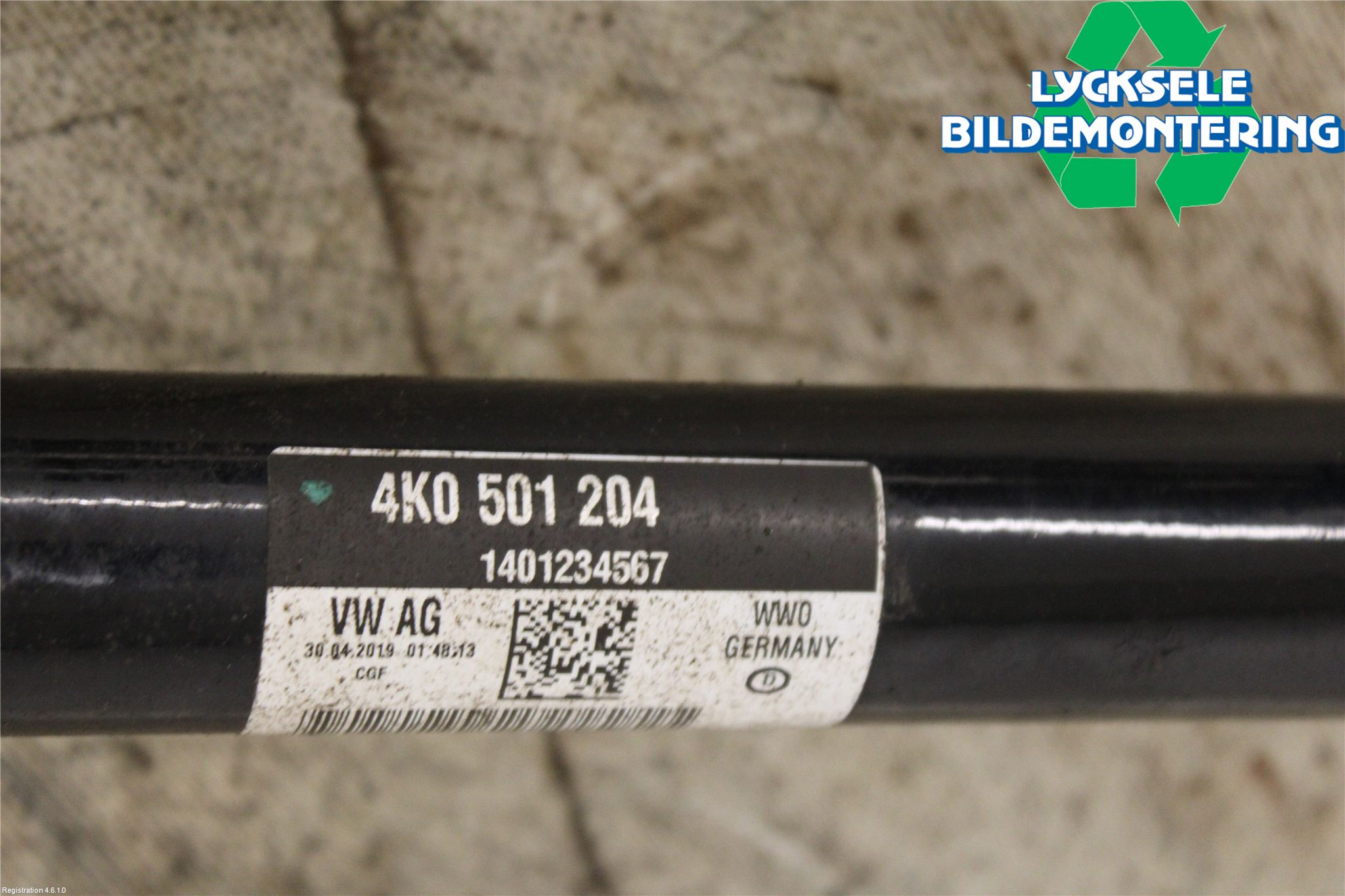 Audi A6 F2/C8 19- Drivaxel Bak Höger