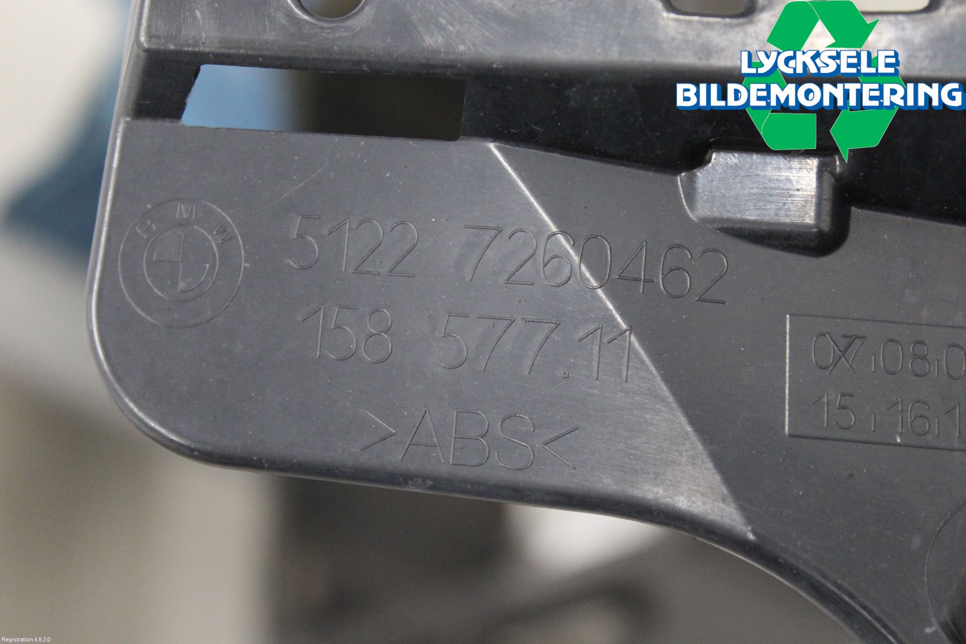 BMW 3 F30/F31/F80 12-19 Stötfångare Deformelement Bak