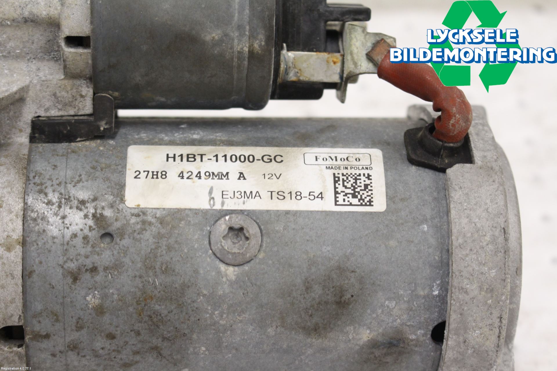 Ford FOCUS 19- Startmotor Diesel