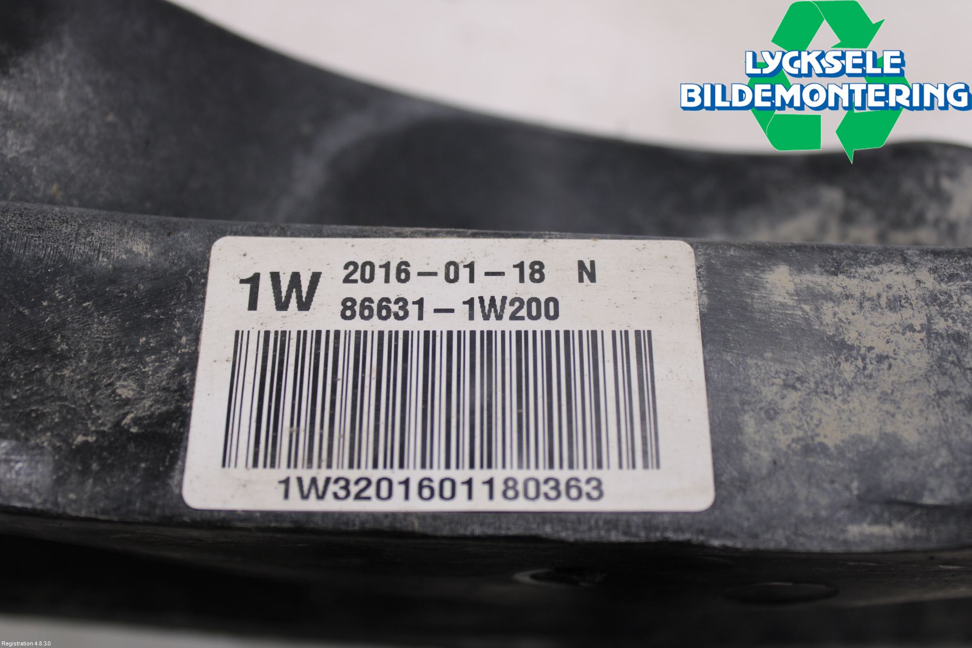 Kia RIO 12-16 Stötfångarbalk Bak