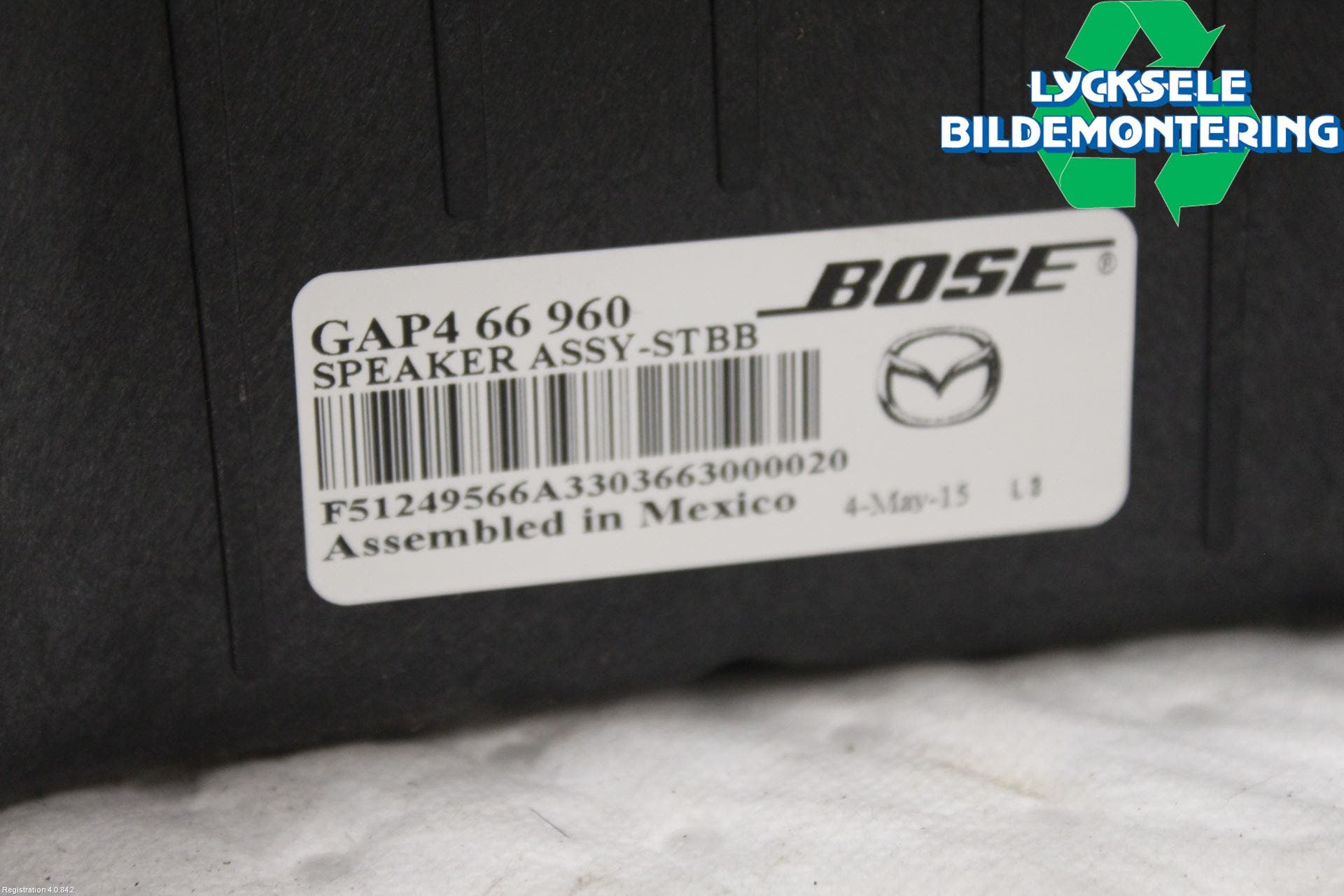 Mazda CX-3 Högtalare