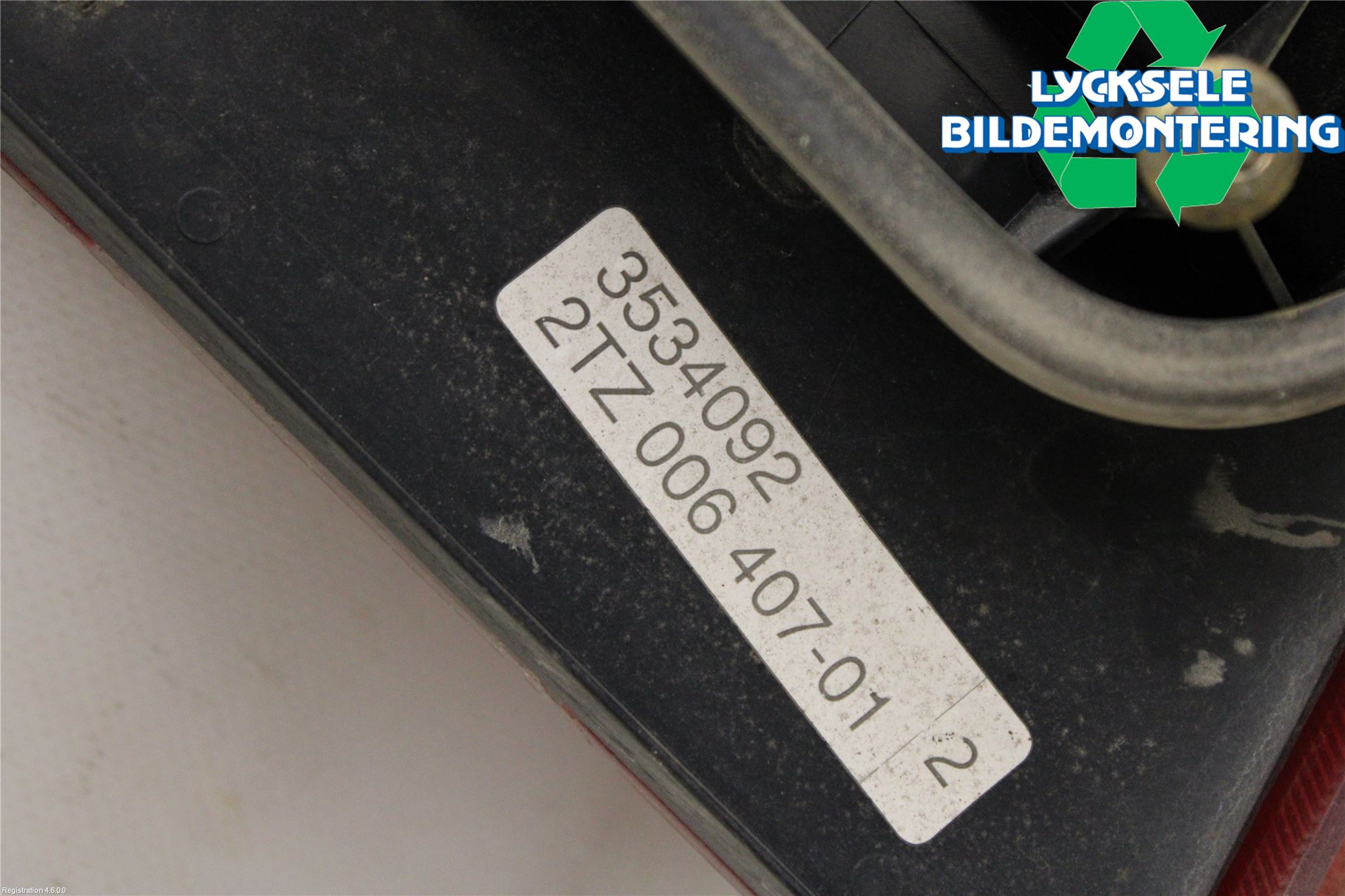 Volvo 940 91-98 Bakljus Lucka Vä