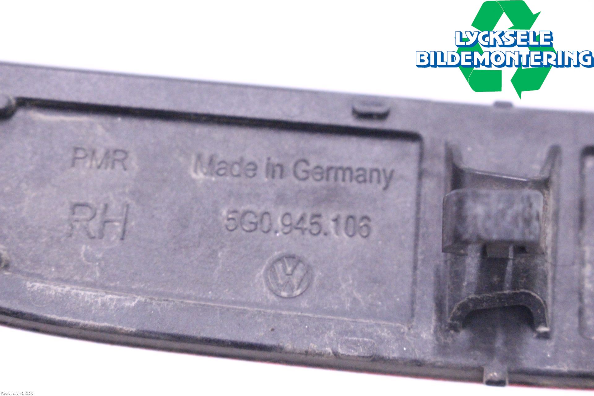 Volkswagen VW GOLF / E-GOLF VII 13-20 Dimljus/Reflex Bak