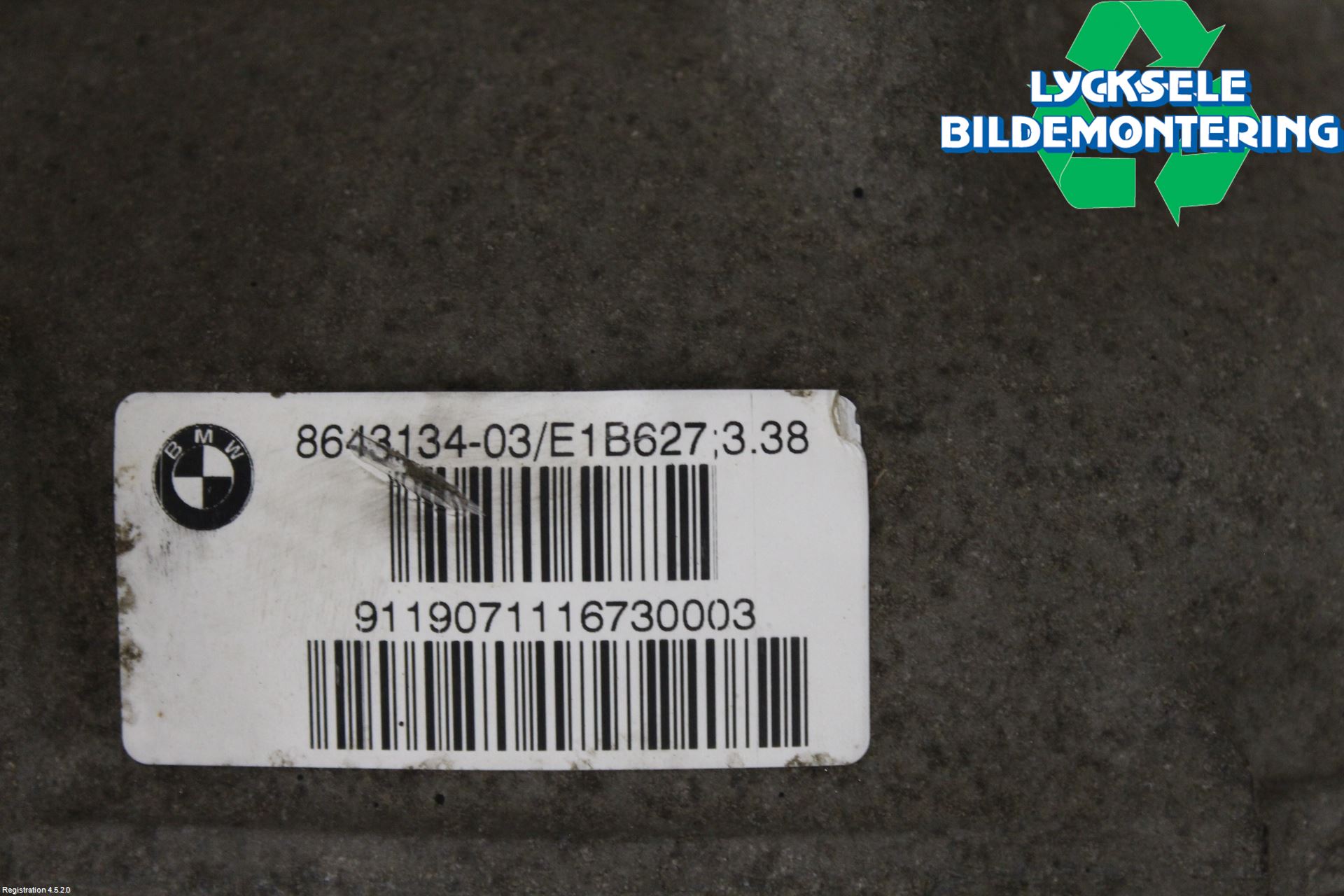 BMW X3 G01 18- Bakväxel-Diff