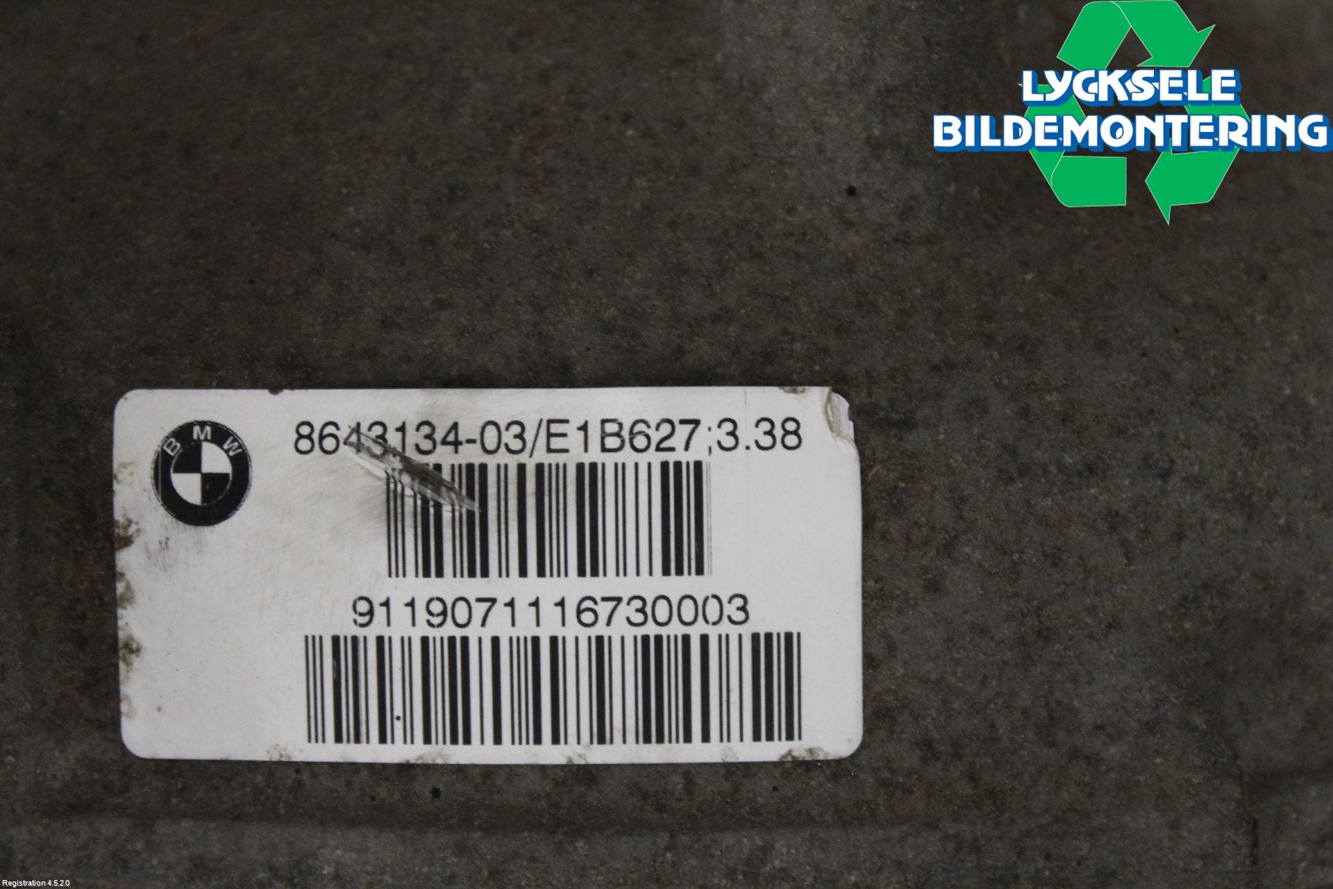 BMW X3 G01 18- Bakväxel-Diff