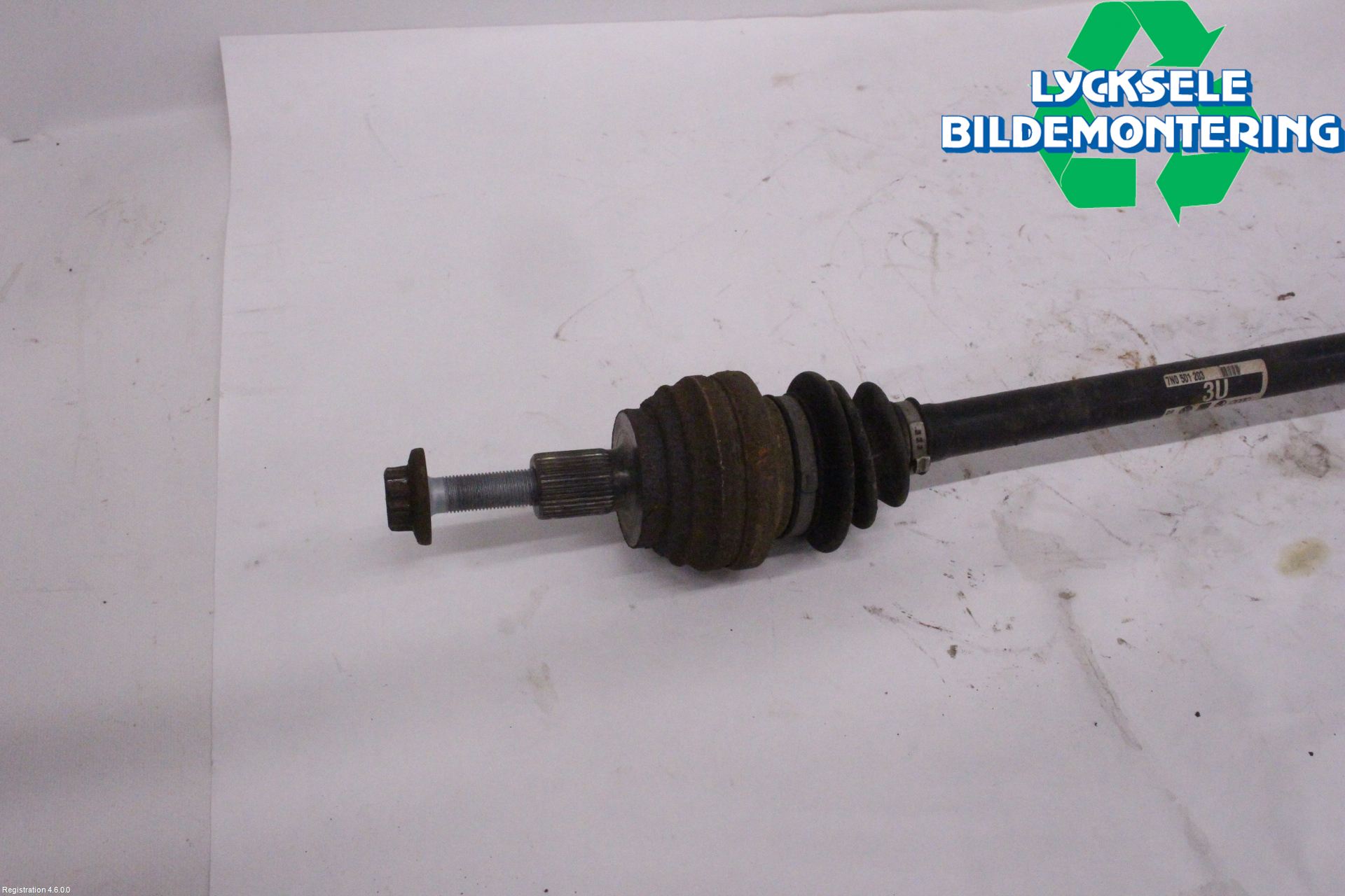 Volkswagen VW SHARAN 11- Drivaxel Bak Vänster