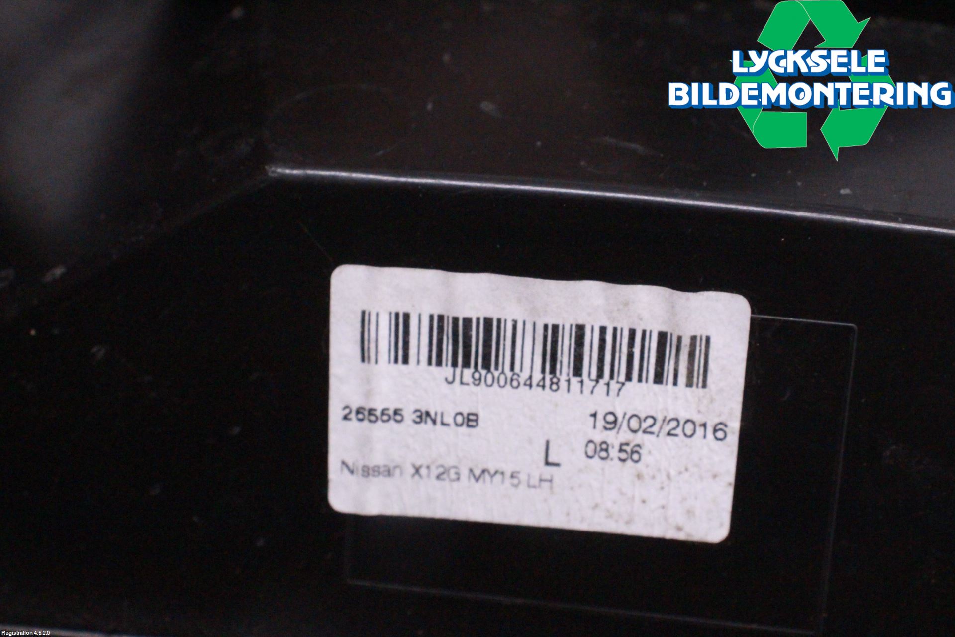 Nissan LEAF 11-17 Bakljus Vänster