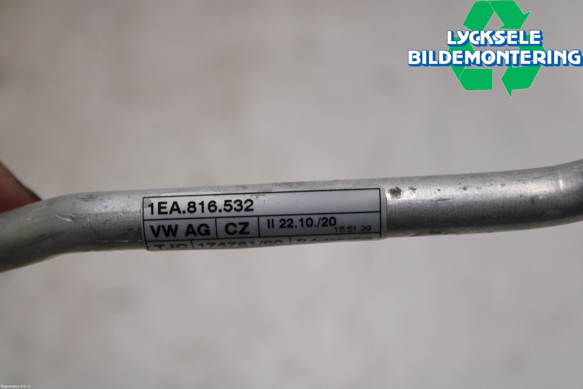 Volkswagen VW ID.3 21- Ac Slang-Rör