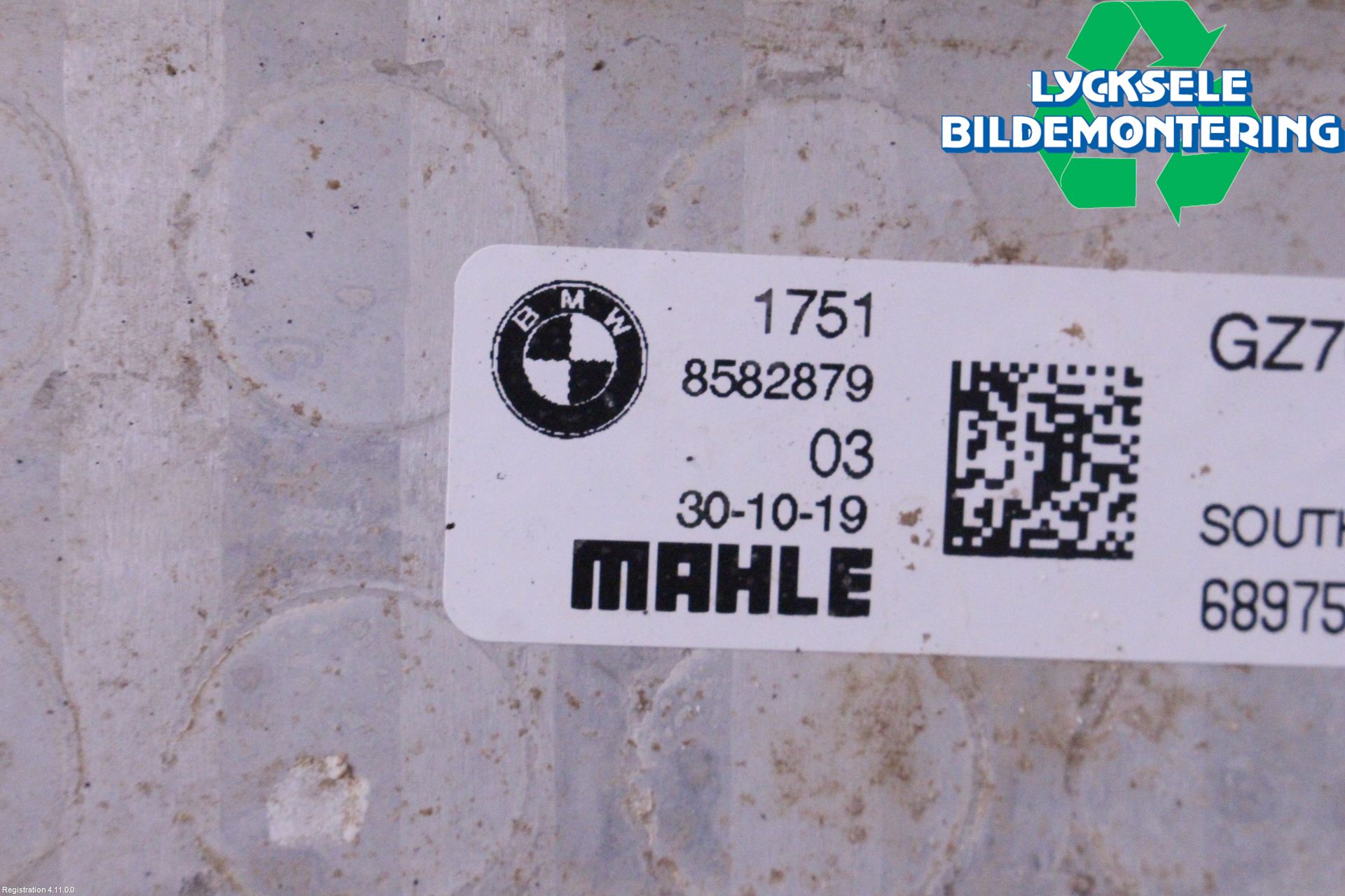BMW X3 G01 18- Laddluft-Intercooler Kyl