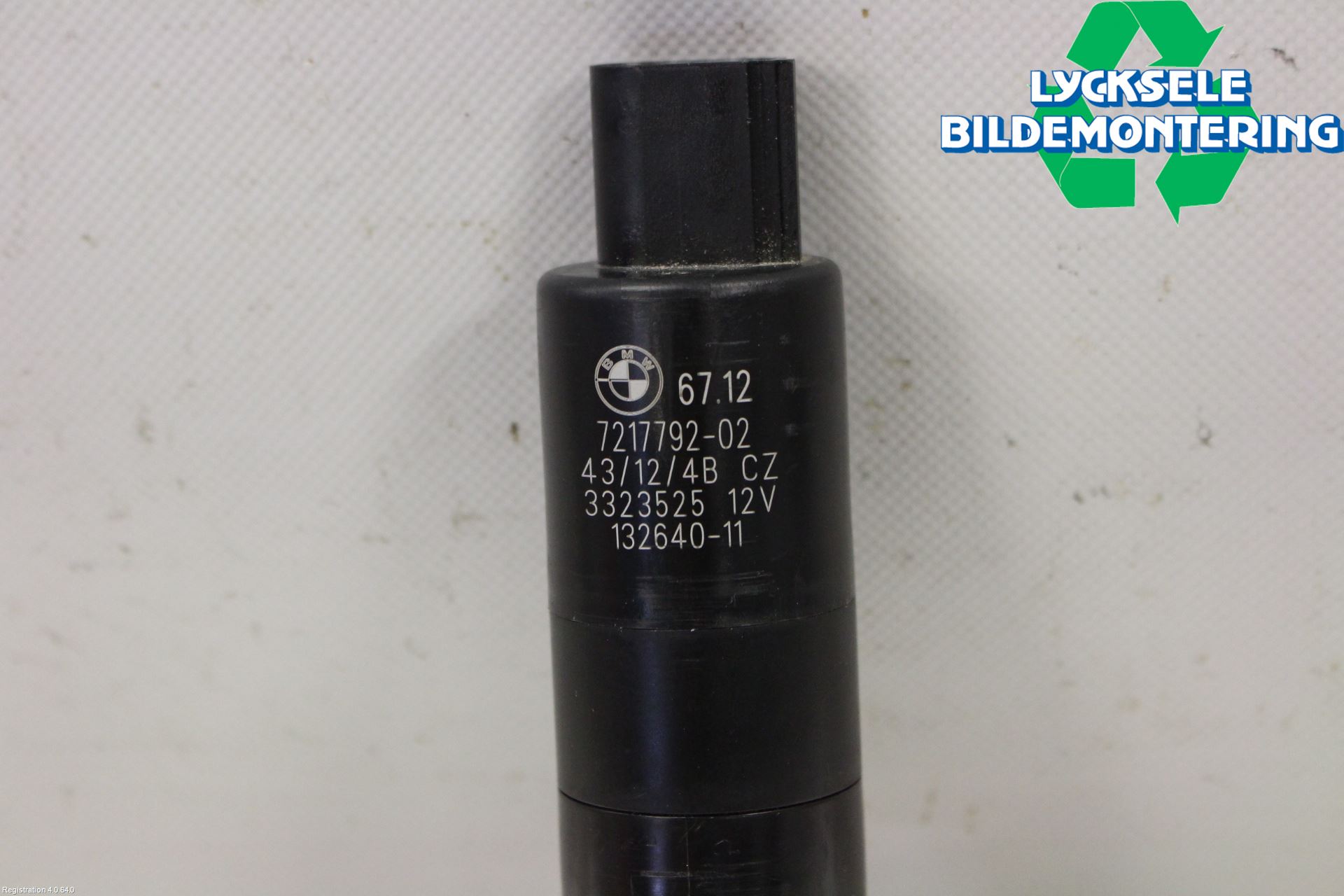 BMW 1 F20/F21 11-19 Spolarpump Högtryck