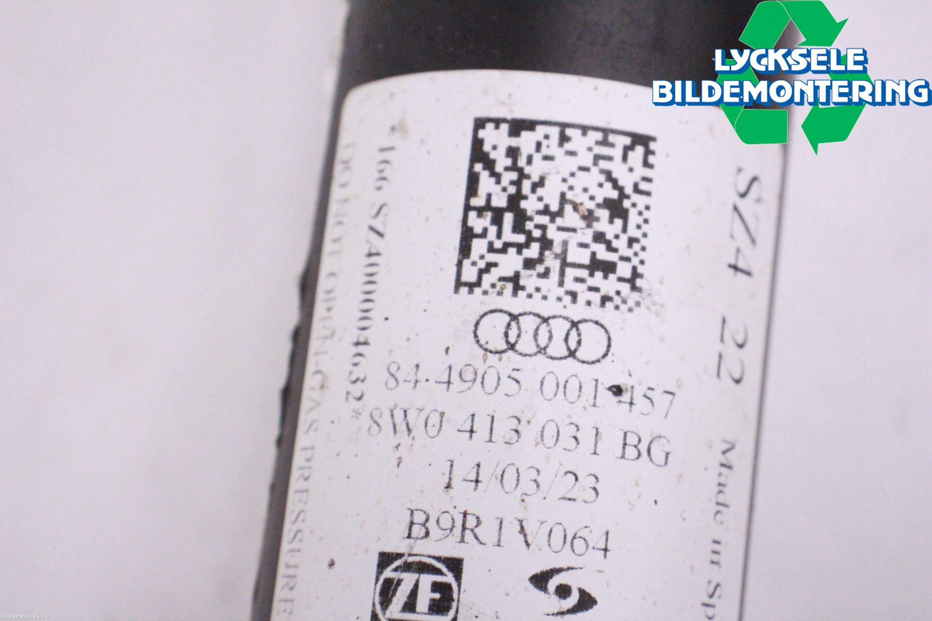 Audi A4/S4 B9 20- Fjäderben Fram Vänster