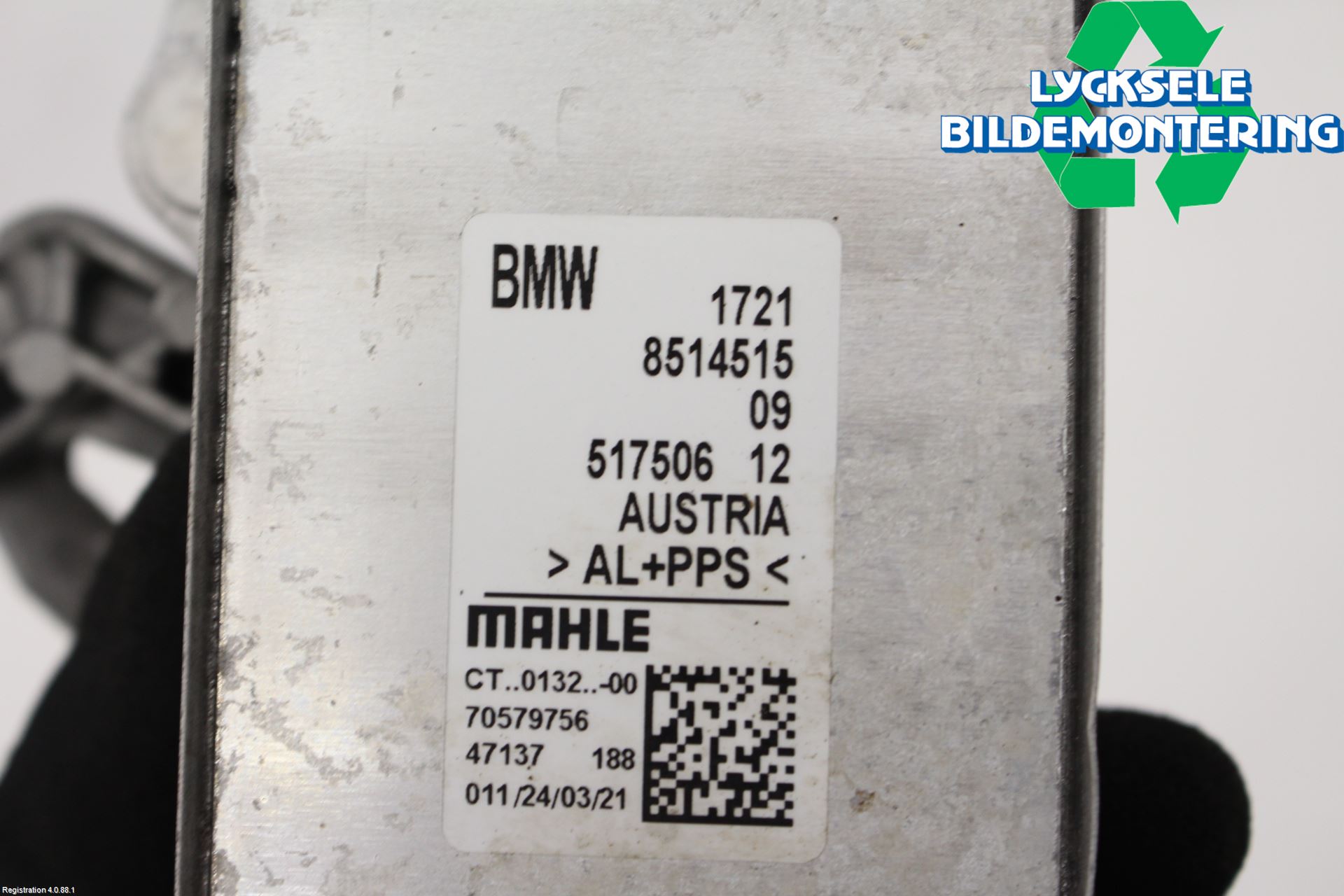 BMW 3 G20/G21/G80/G81 19- Oljekylare Automat