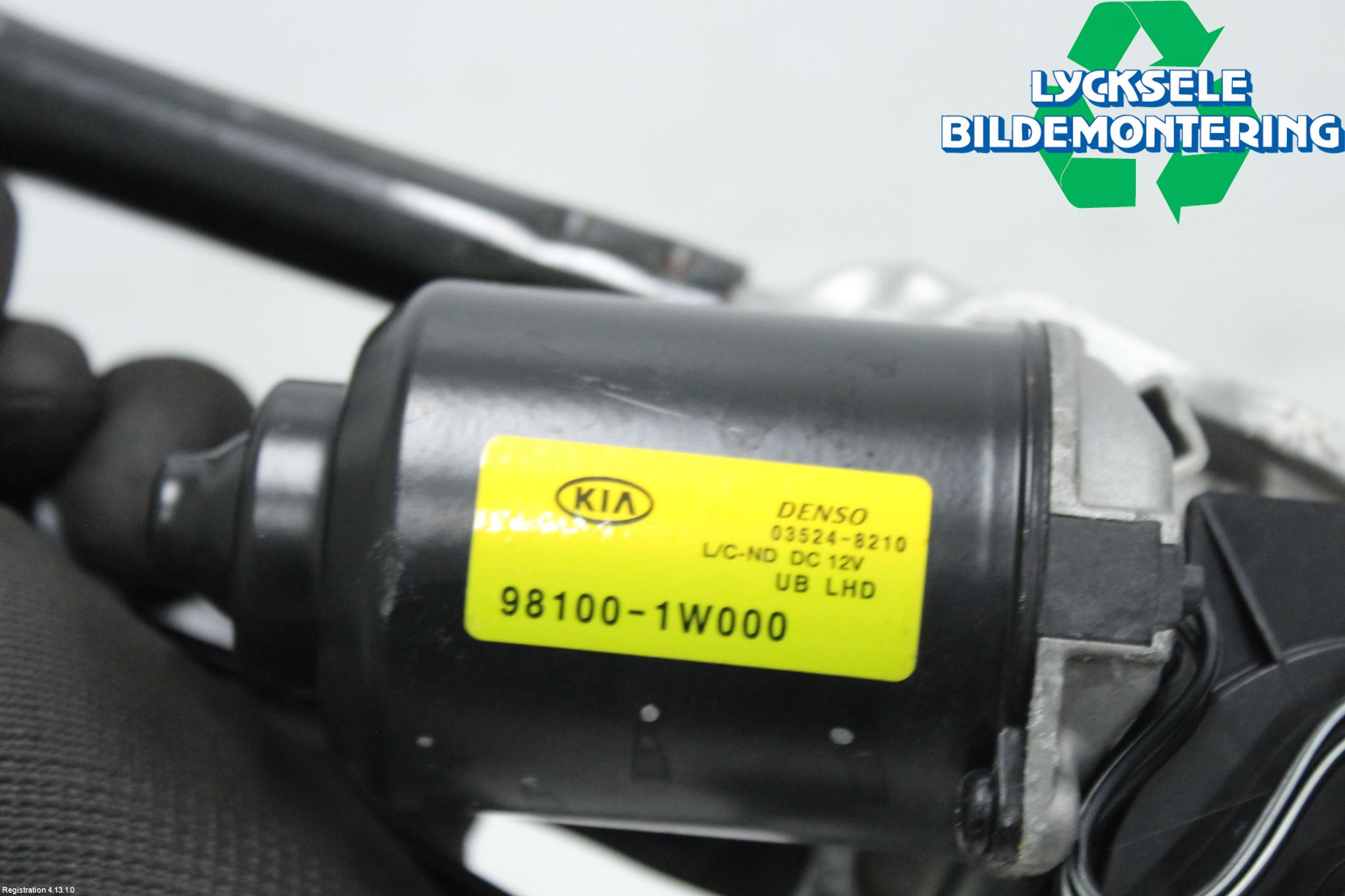 Kia RIO 12-16 Torkarmekanism Vindruta