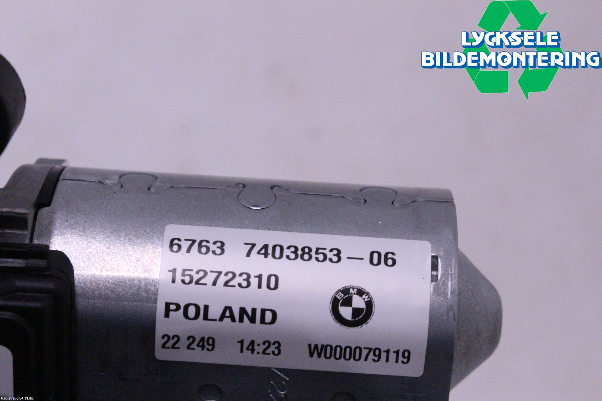 BMW 5 G30/G31/F90 17-23 Torkarmotor Baklucka