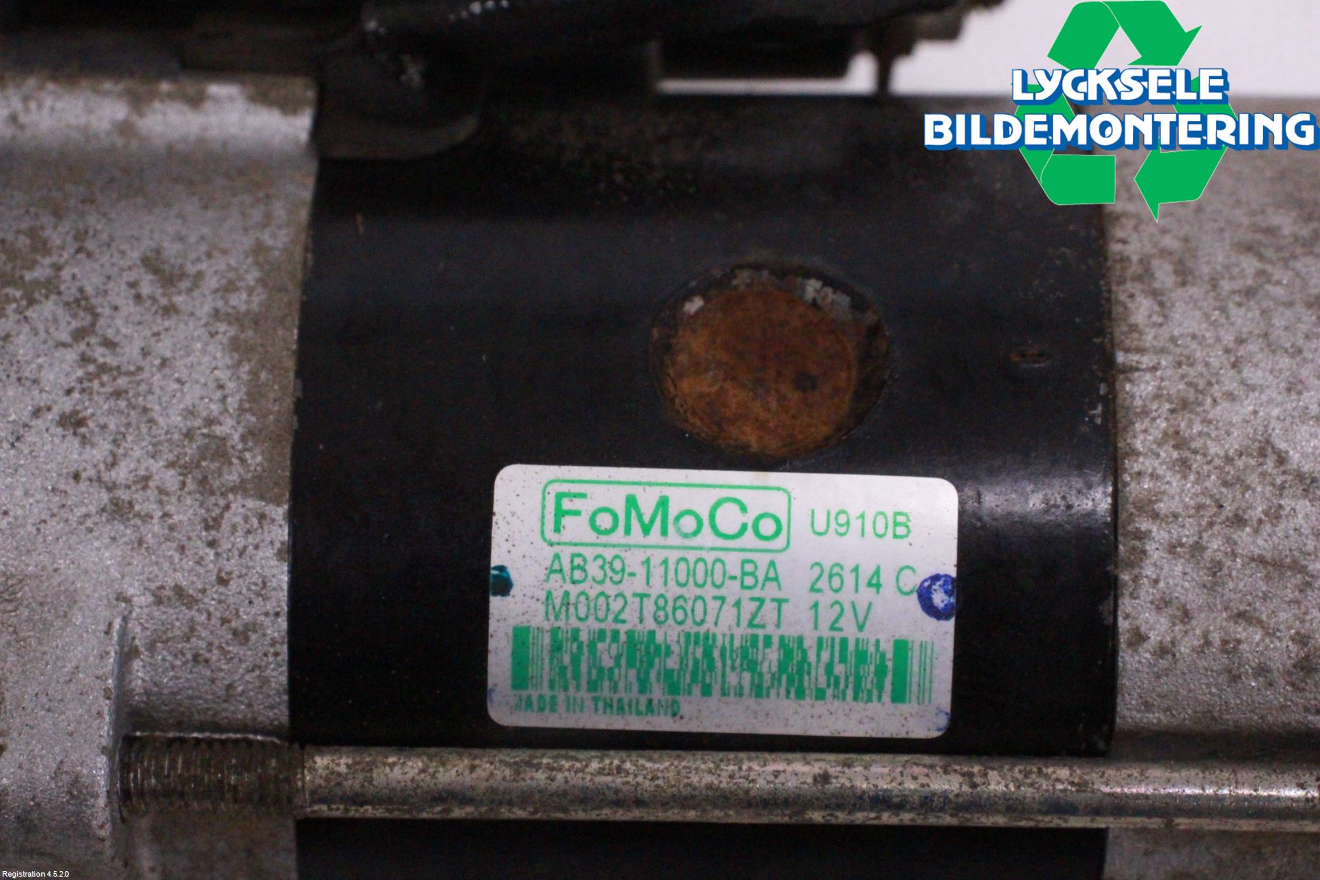 Ford RANGER EU 12-23 Startmotor Diesel