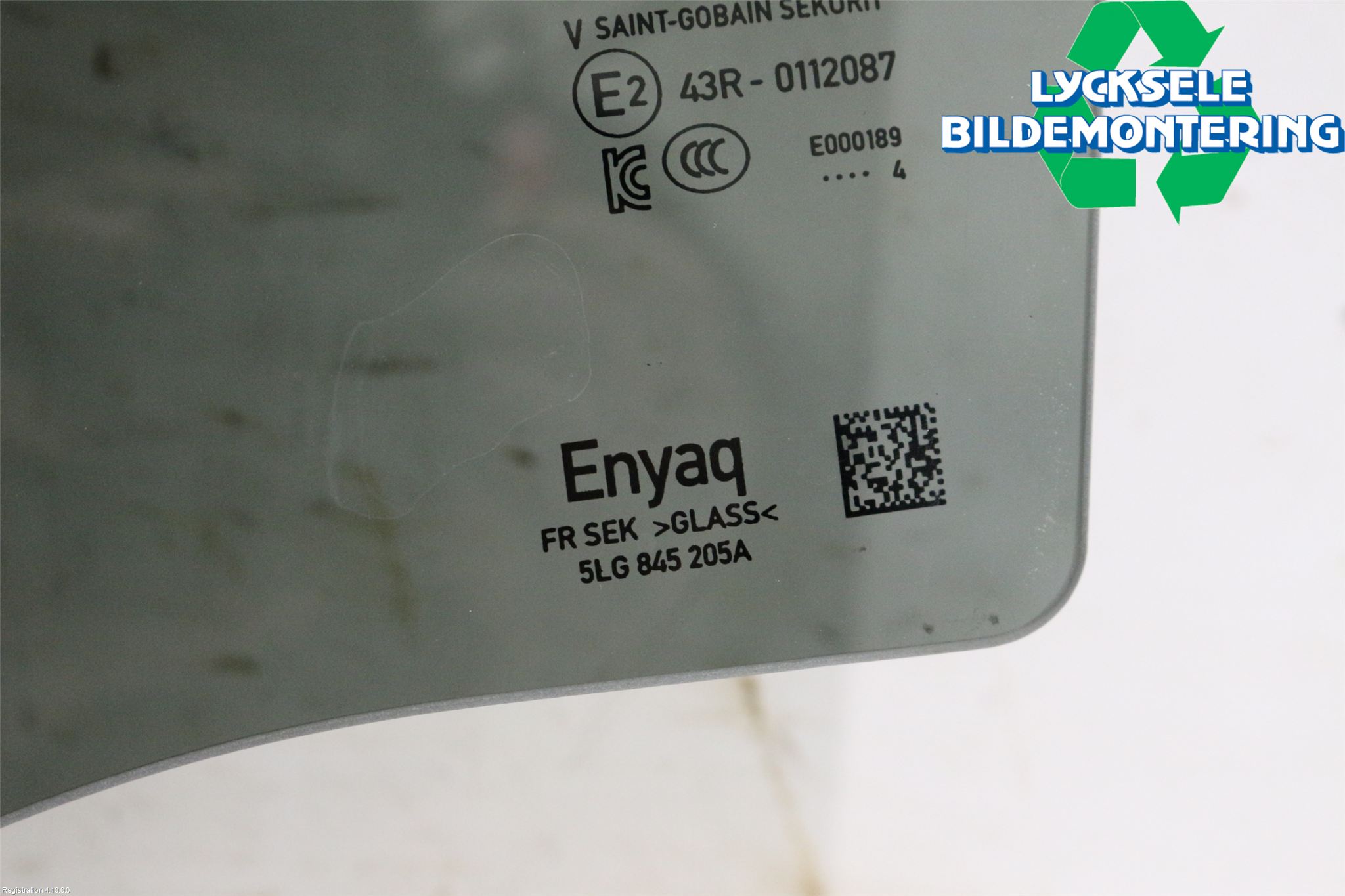 Skoda ENYAQ iV 21- Dörruta Bak Vänster