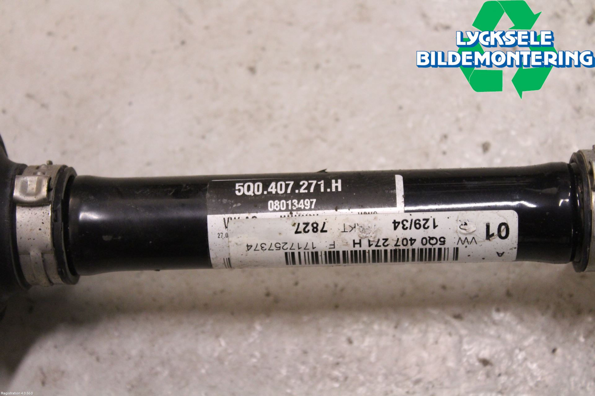 Volkswagen VW GOLF / E-GOLF VII 13-20 Drivaxel Fram Vänster
