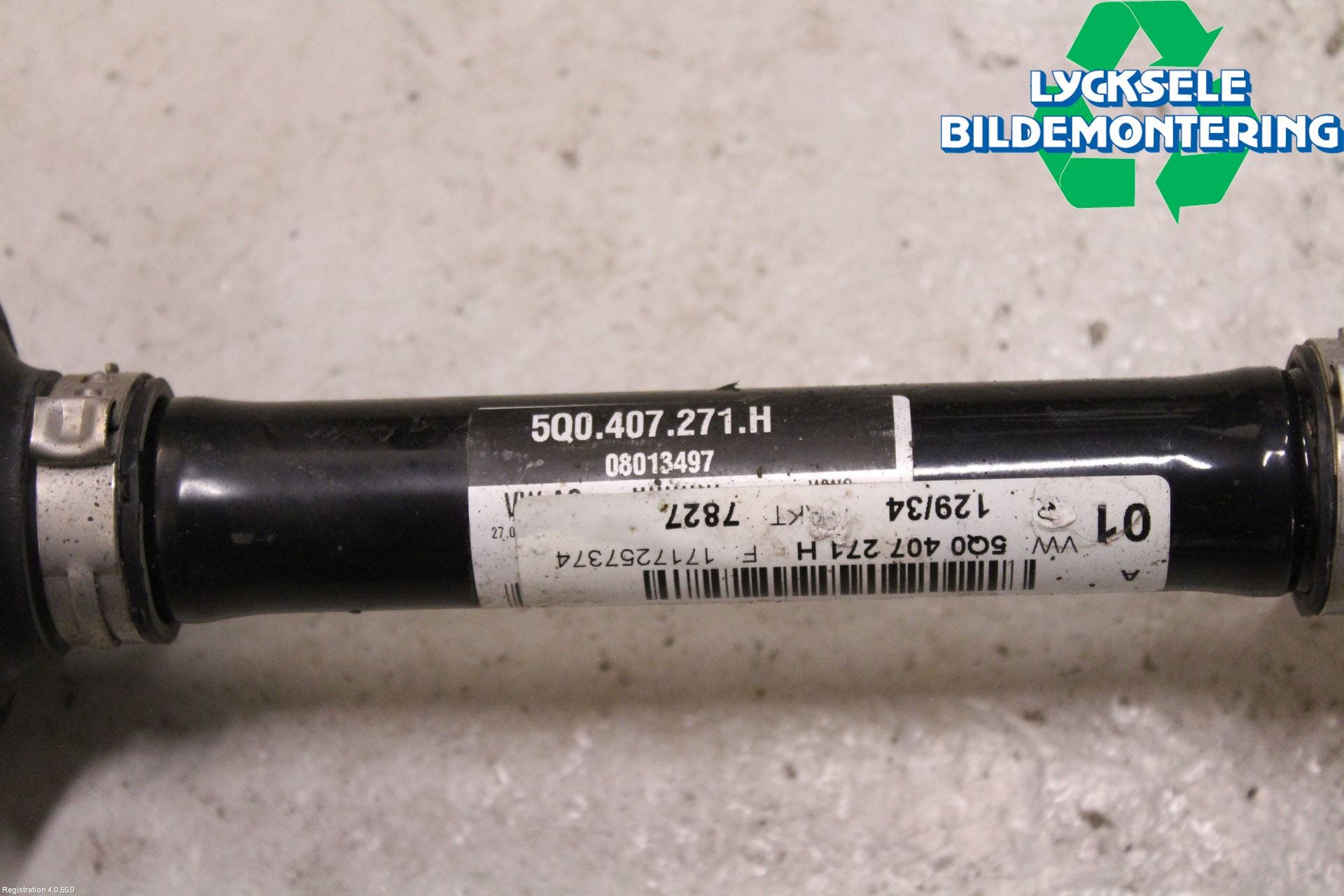 Volkswagen VW GOLF / E-GOLF VII 13-20 Drivaxel Fram Vänster