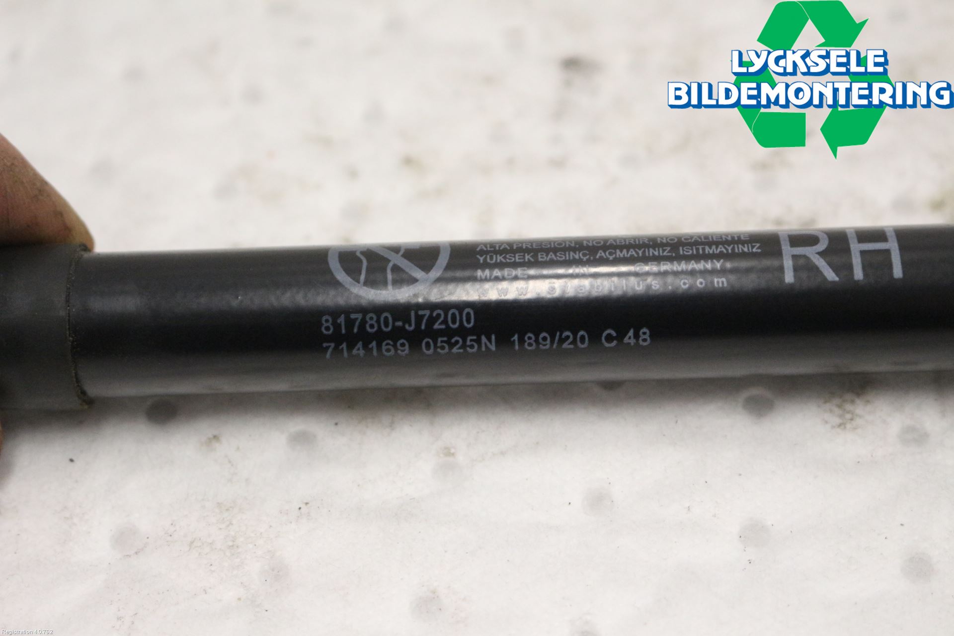 Kia CEED/CEED SW 19- Gasfjäder Baklucka