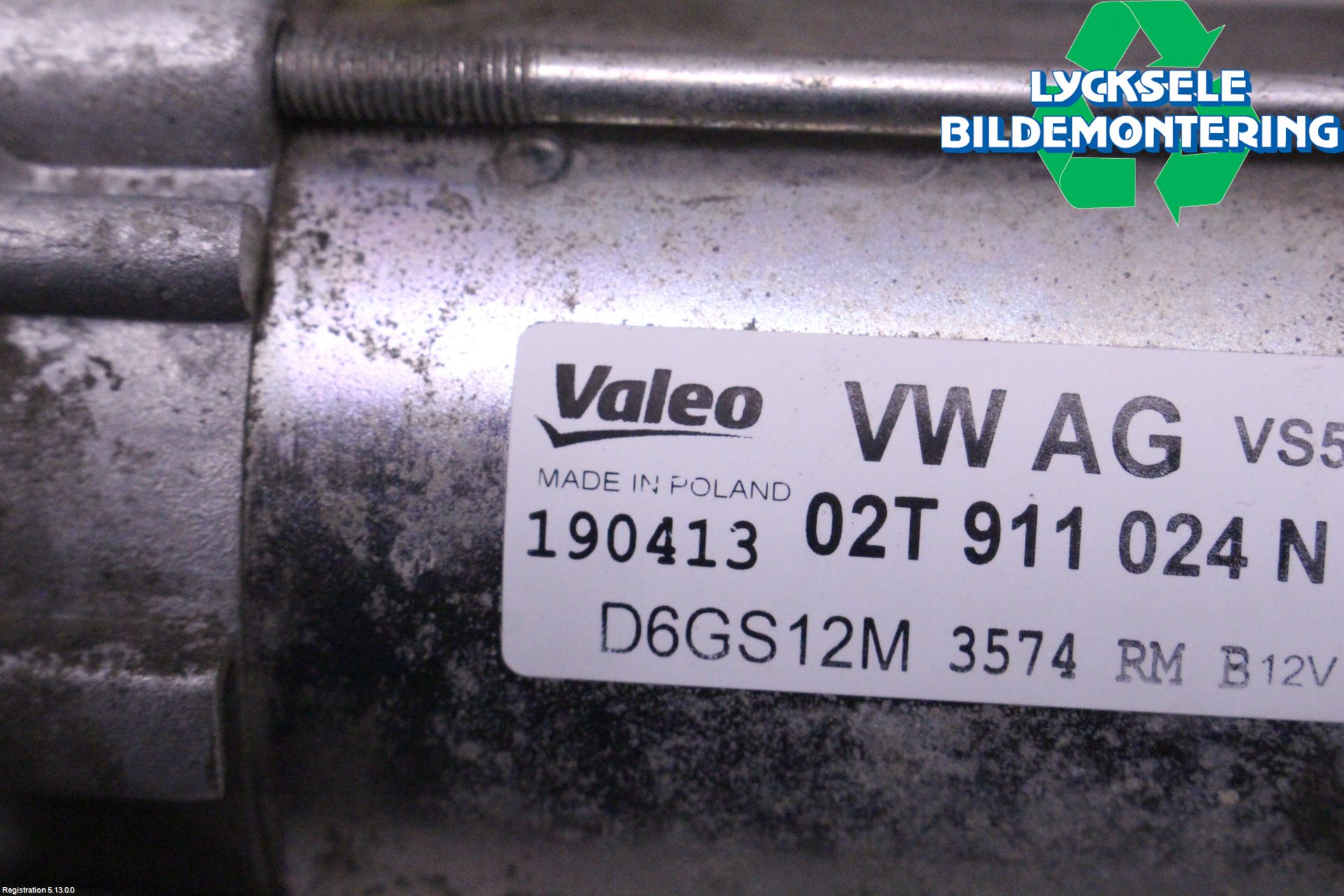 Skoda FABIA 07-14 Startmotor
