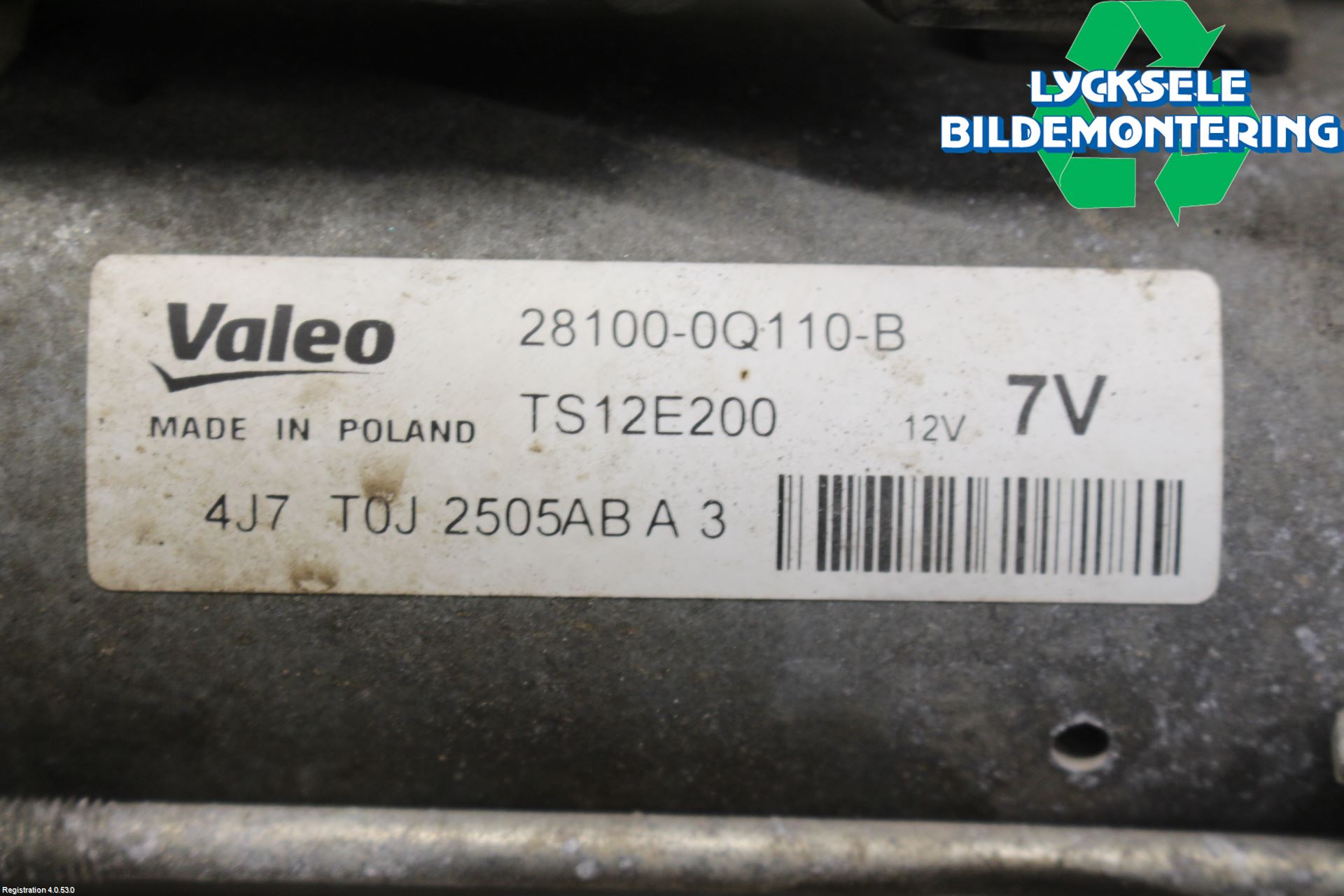 Toyota AYGO 15-21 Startmotor