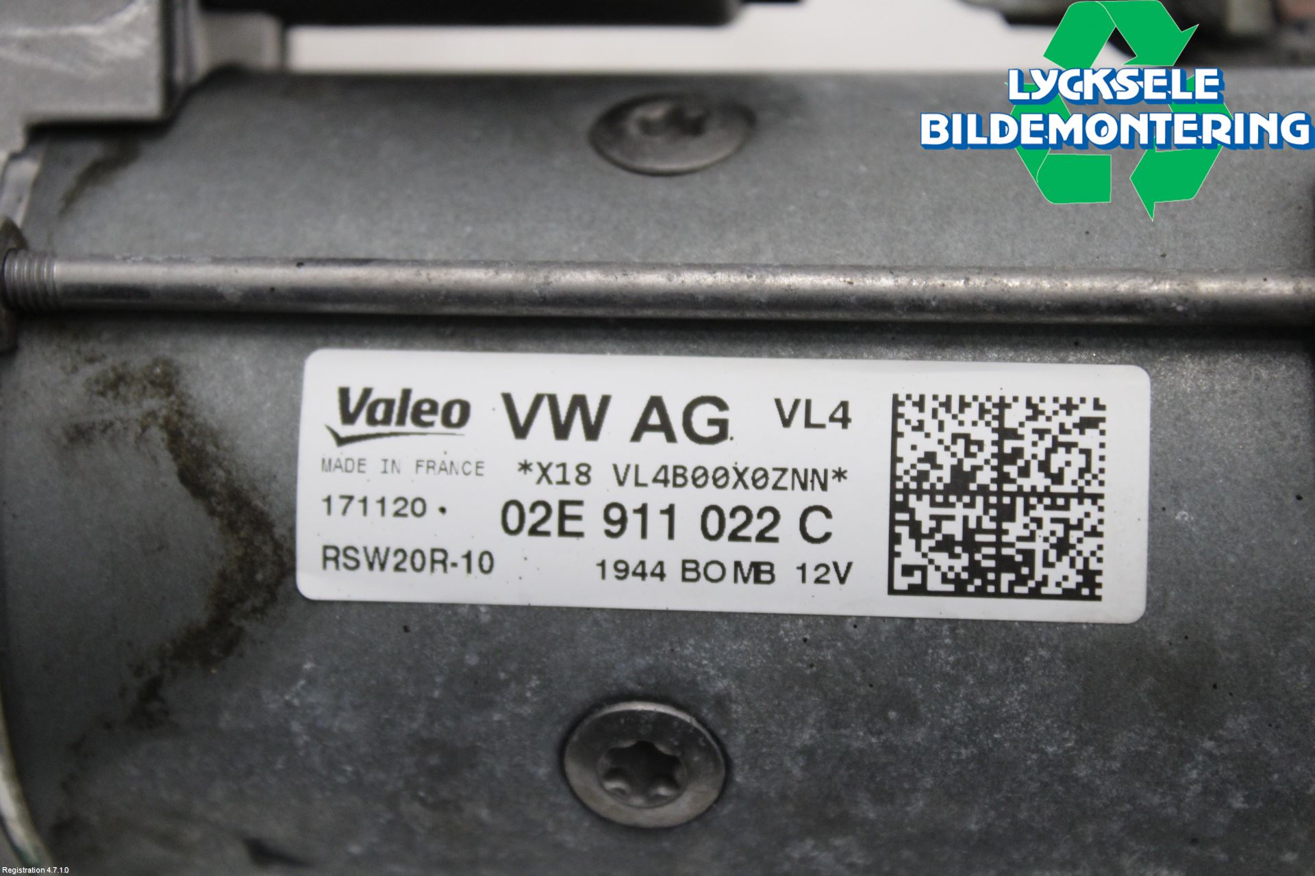 Seat TARRACO 19- Startmotor Diesel