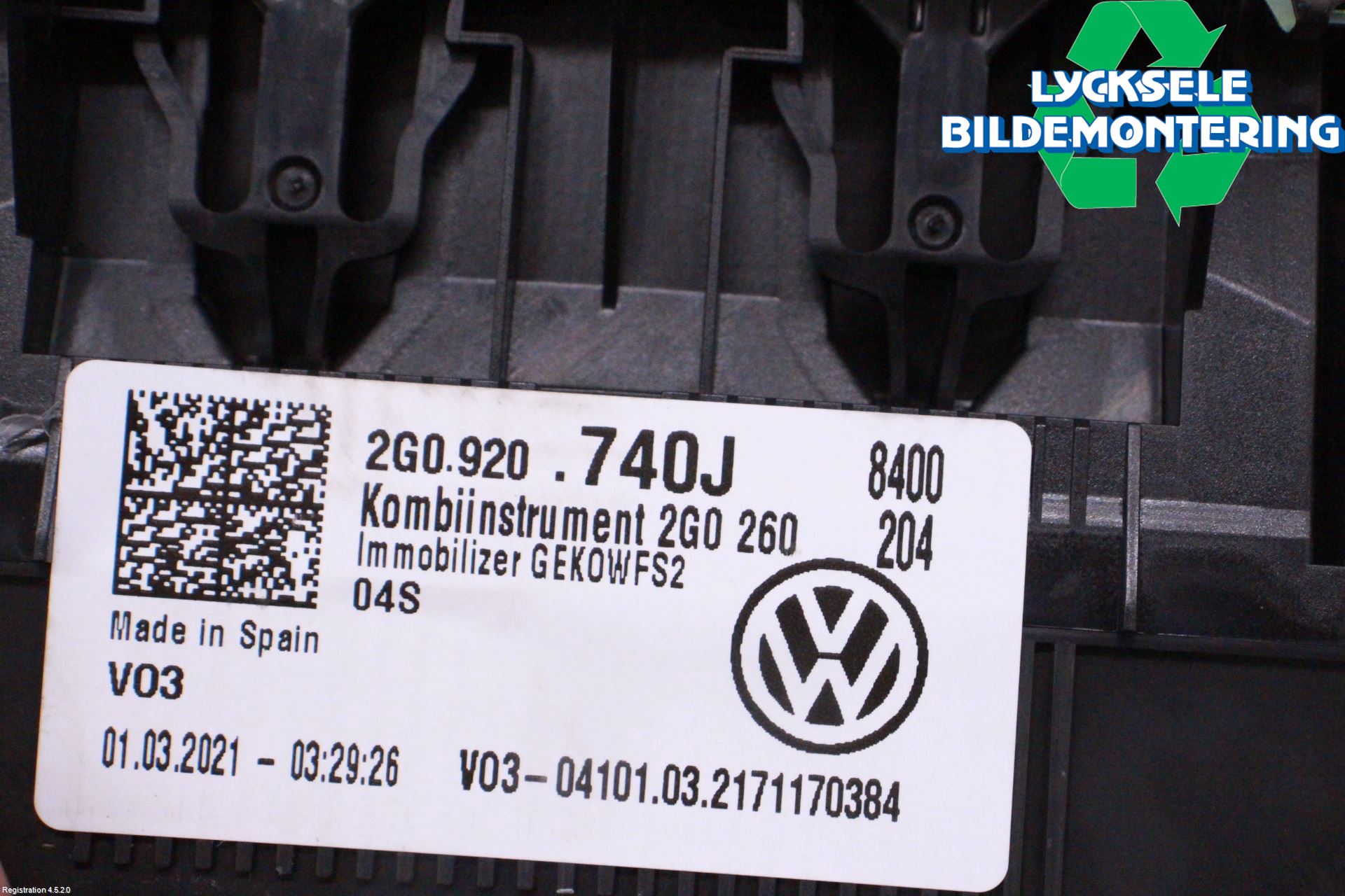Volkswagen VW T-CROSS 19- Instrument Komb