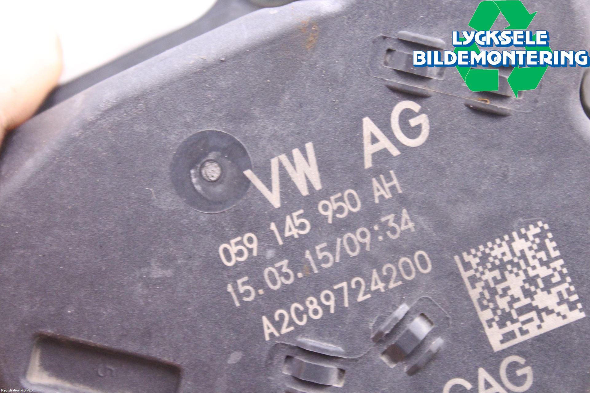 Audi A6 ALLROAD 12-18 Injspjällhus