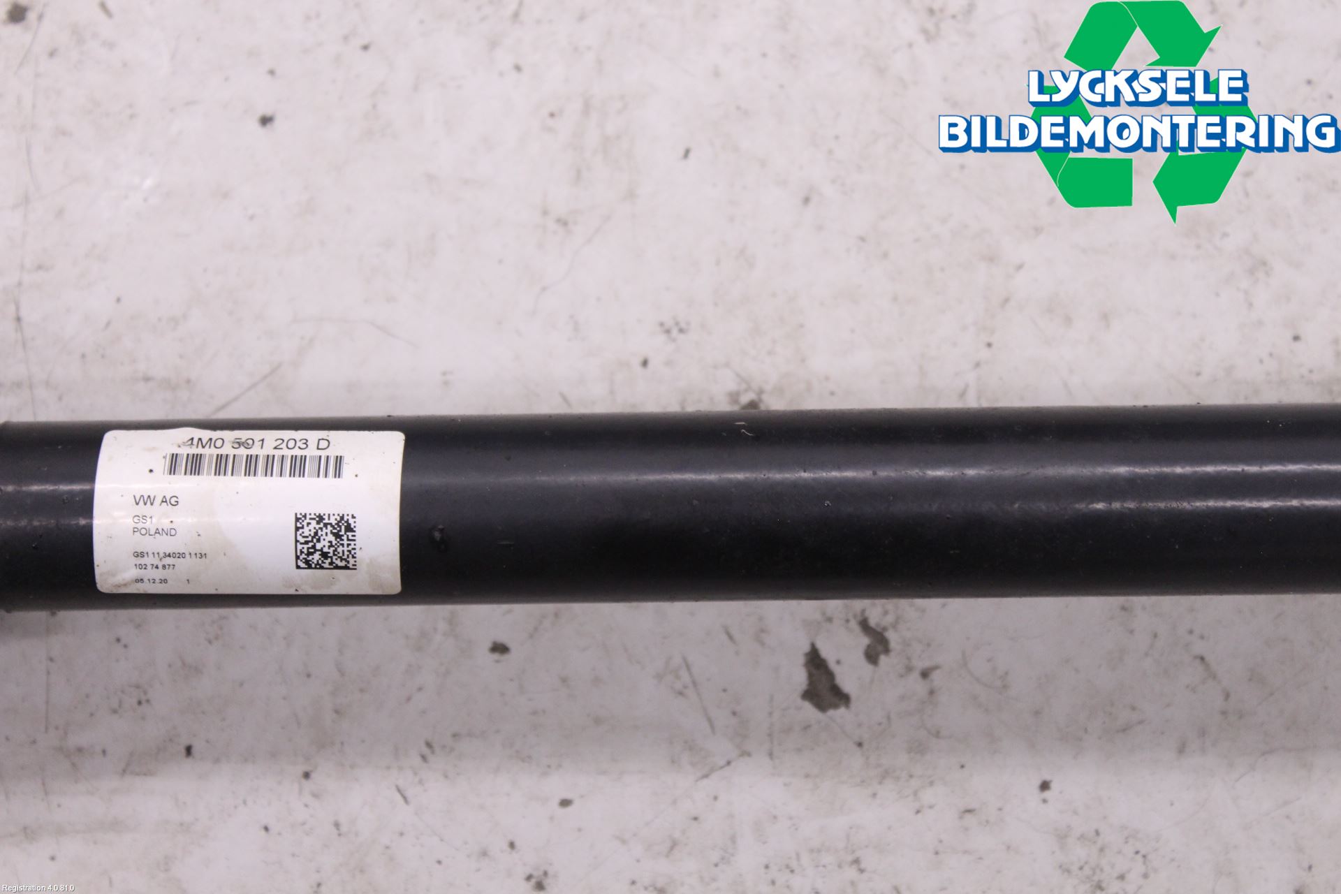 Volkswagen VW TOUAREG CR 18- Drivaxel Bak Vänster