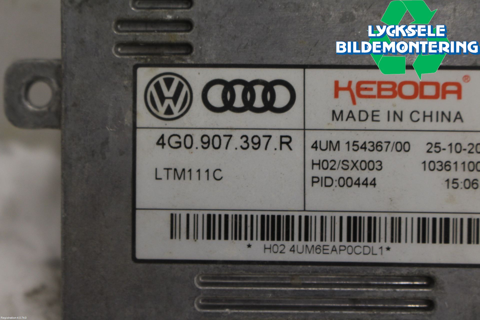 Audi A6 ALLROAD 12-18 Styrenhet Strålkastare