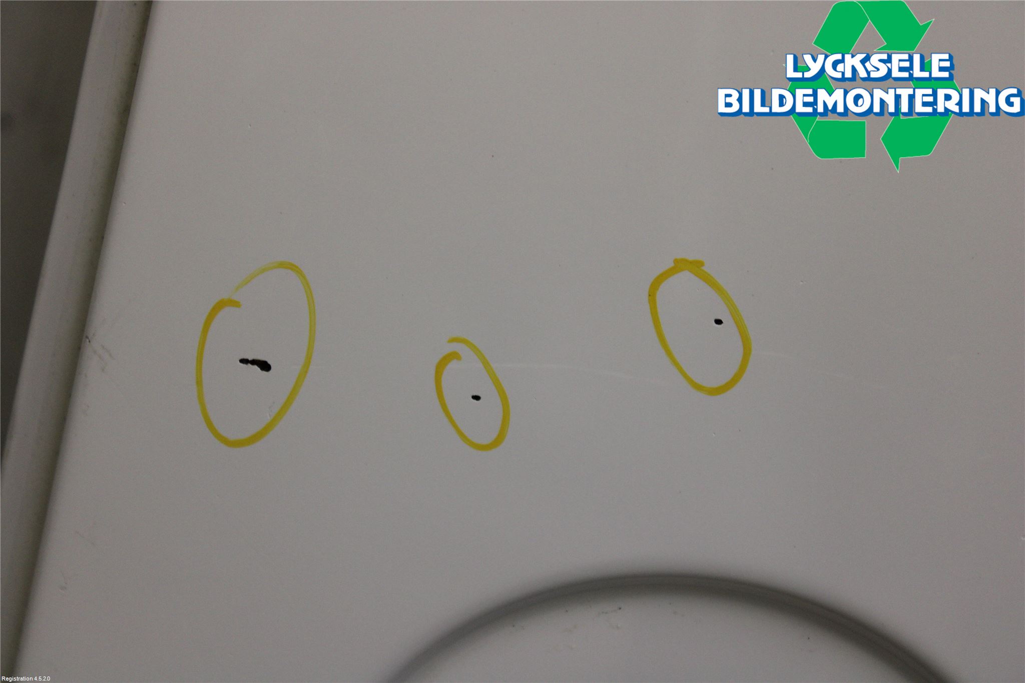 Volkswagen VW CADDY 11-15 Dörr Bak Van-Skåp Höger