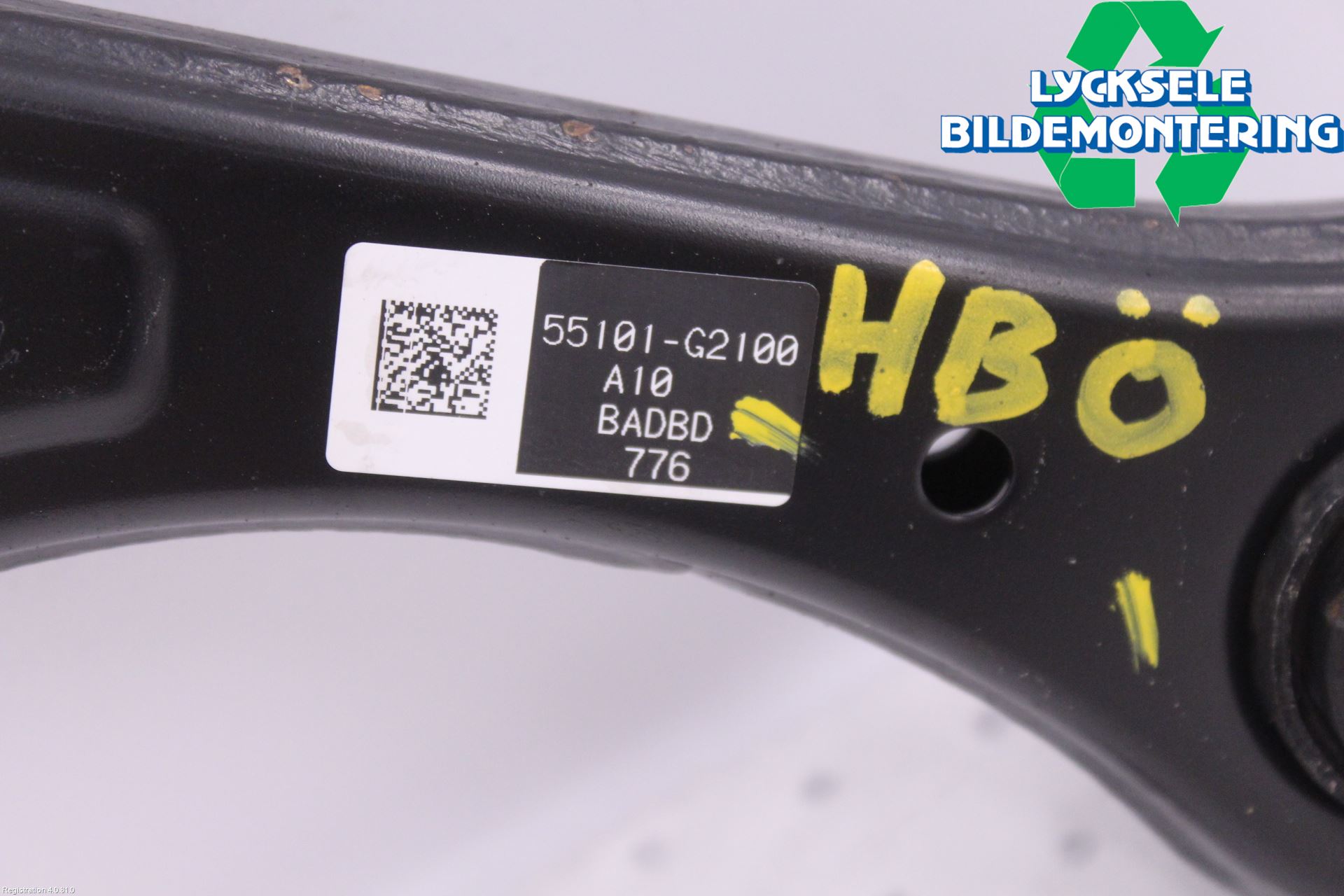 Kia NIRO (DE) 17-22 Bärarm Bak Höger