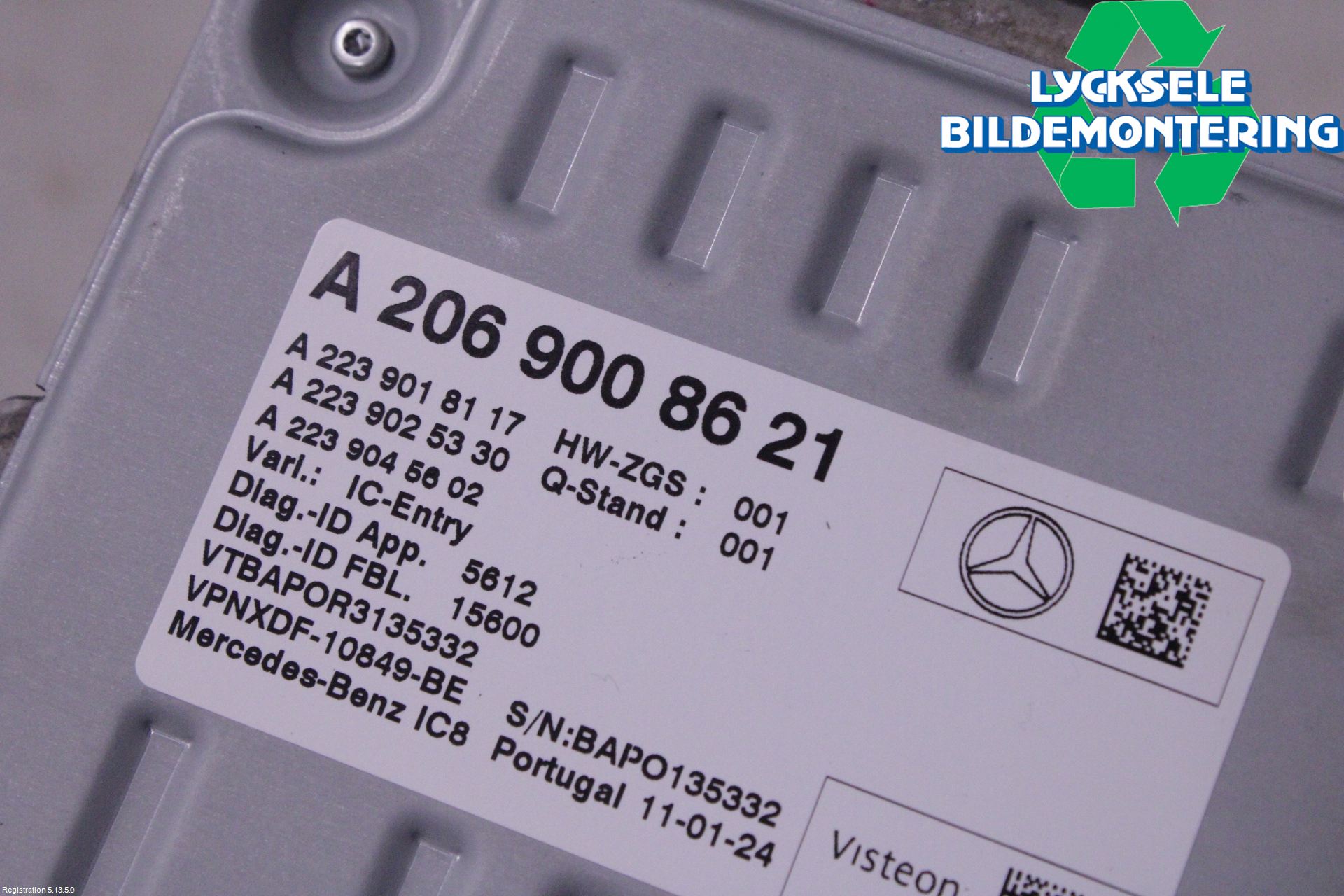 Mercedes-Benz MB C-KLASS (W206) 21- Styrenhet Övrigt