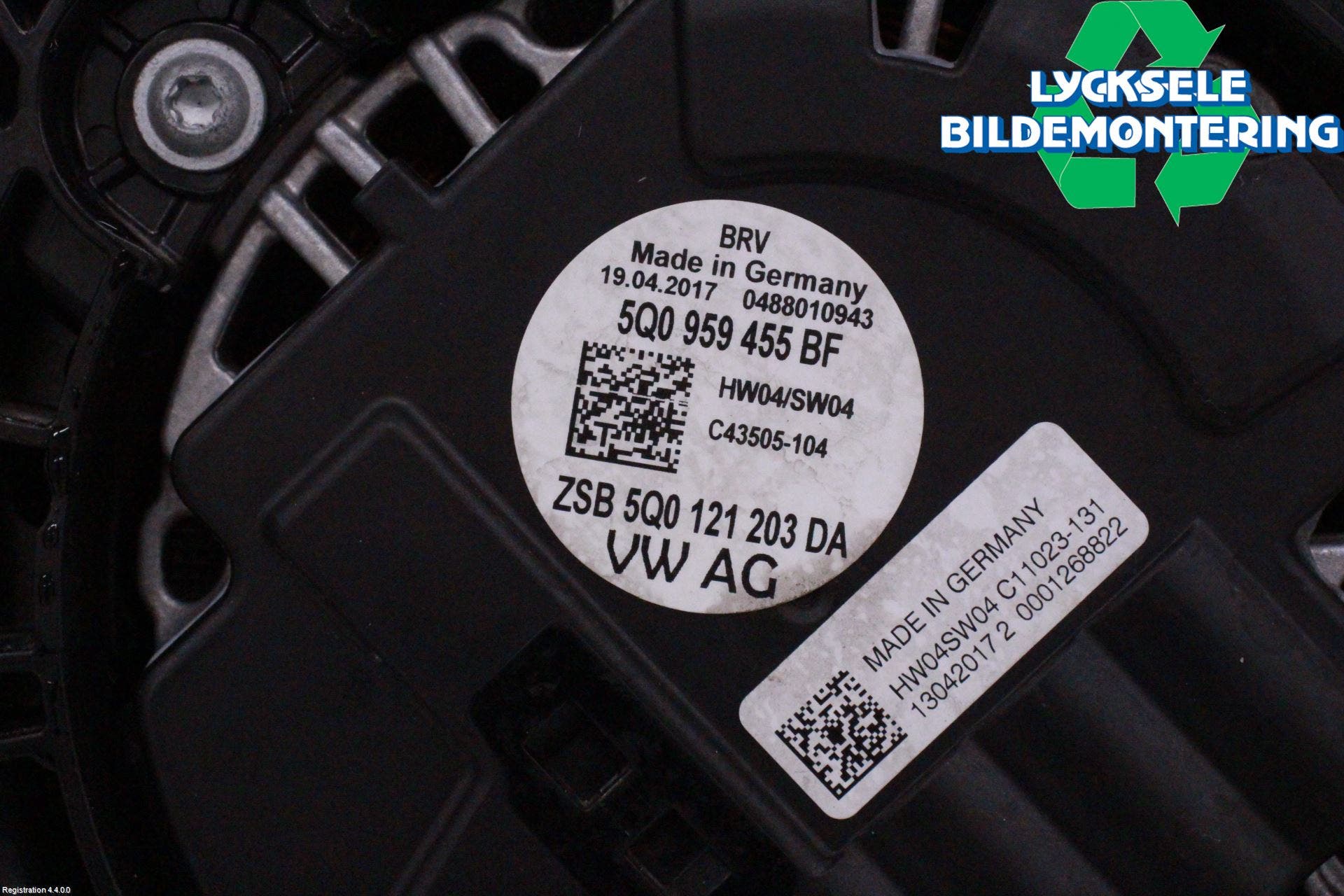 Audi Q2/SQ2 17- Kylfläkt El