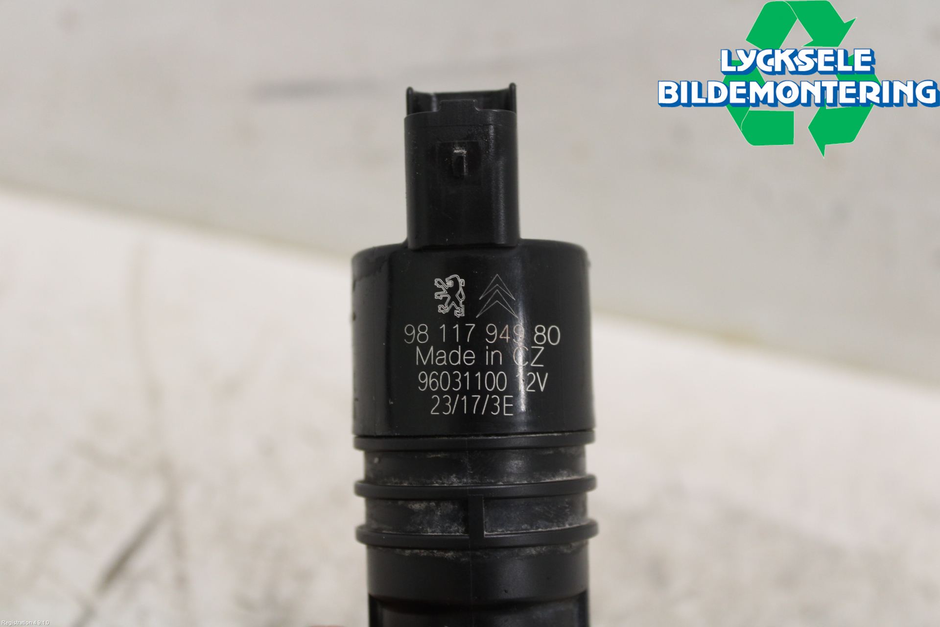 Peugeot EXPERT/E-EXPERT 17- Spolarpump Vindruta